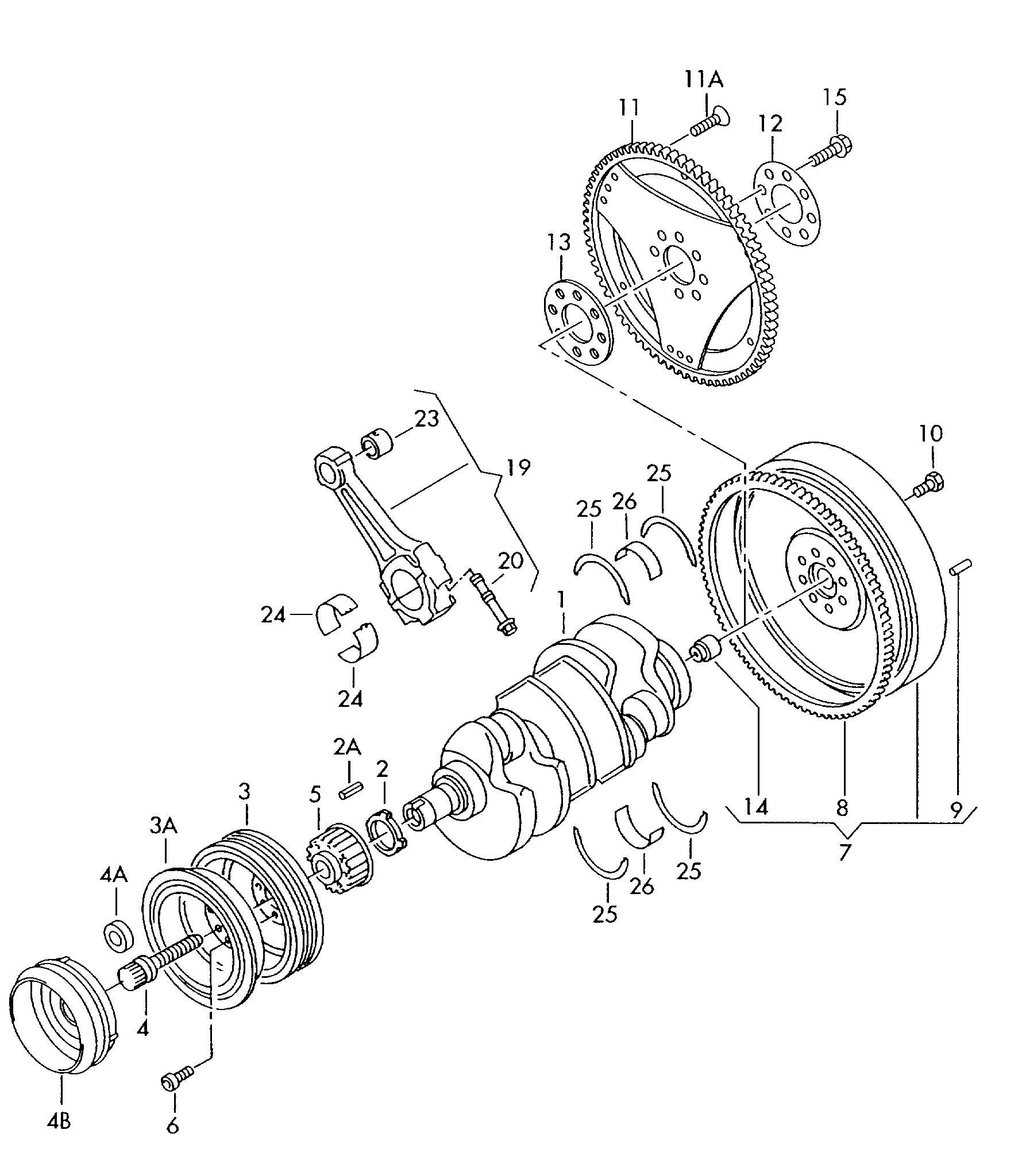 AUDI 078 105 266 D - Sajūga komplekts ps1.lv