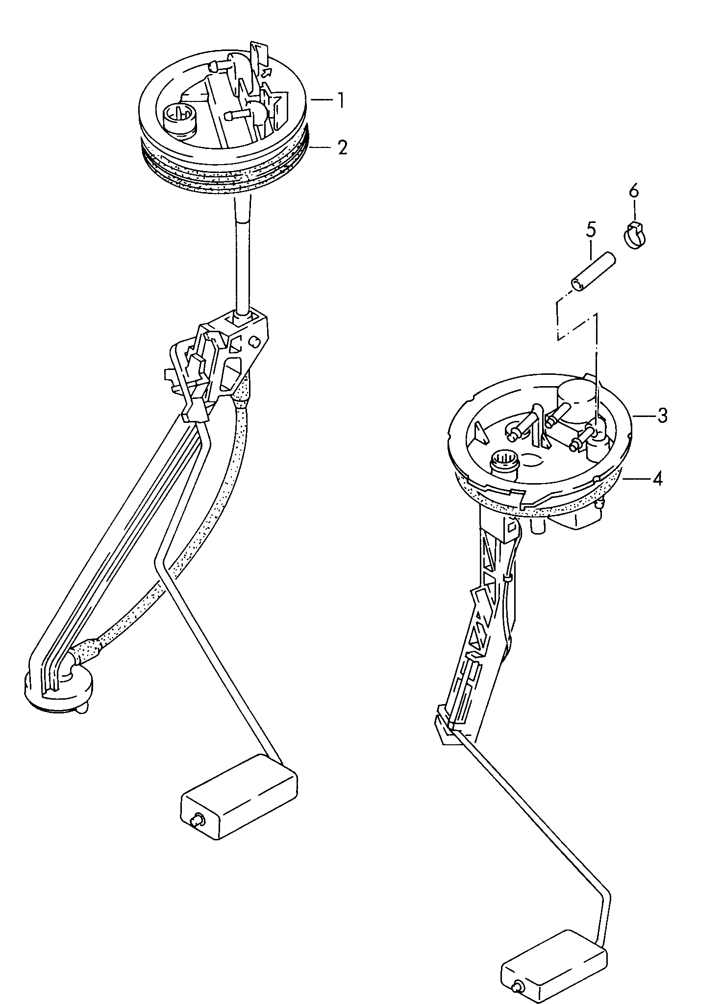 VAG 443919045T - Devējs, Degvielas līmenis ps1.lv