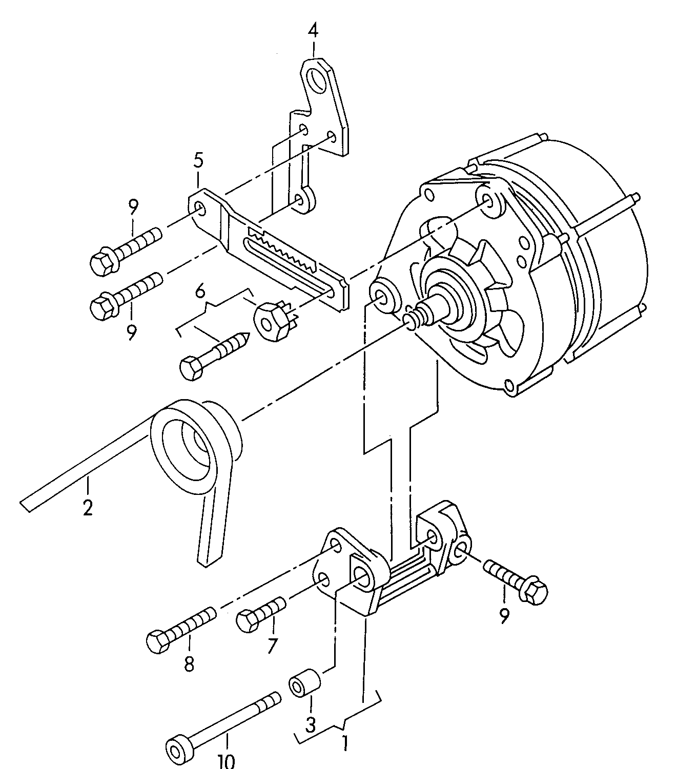 Seat 050 903 137 C - Ķīļrievu siksna ps1.lv