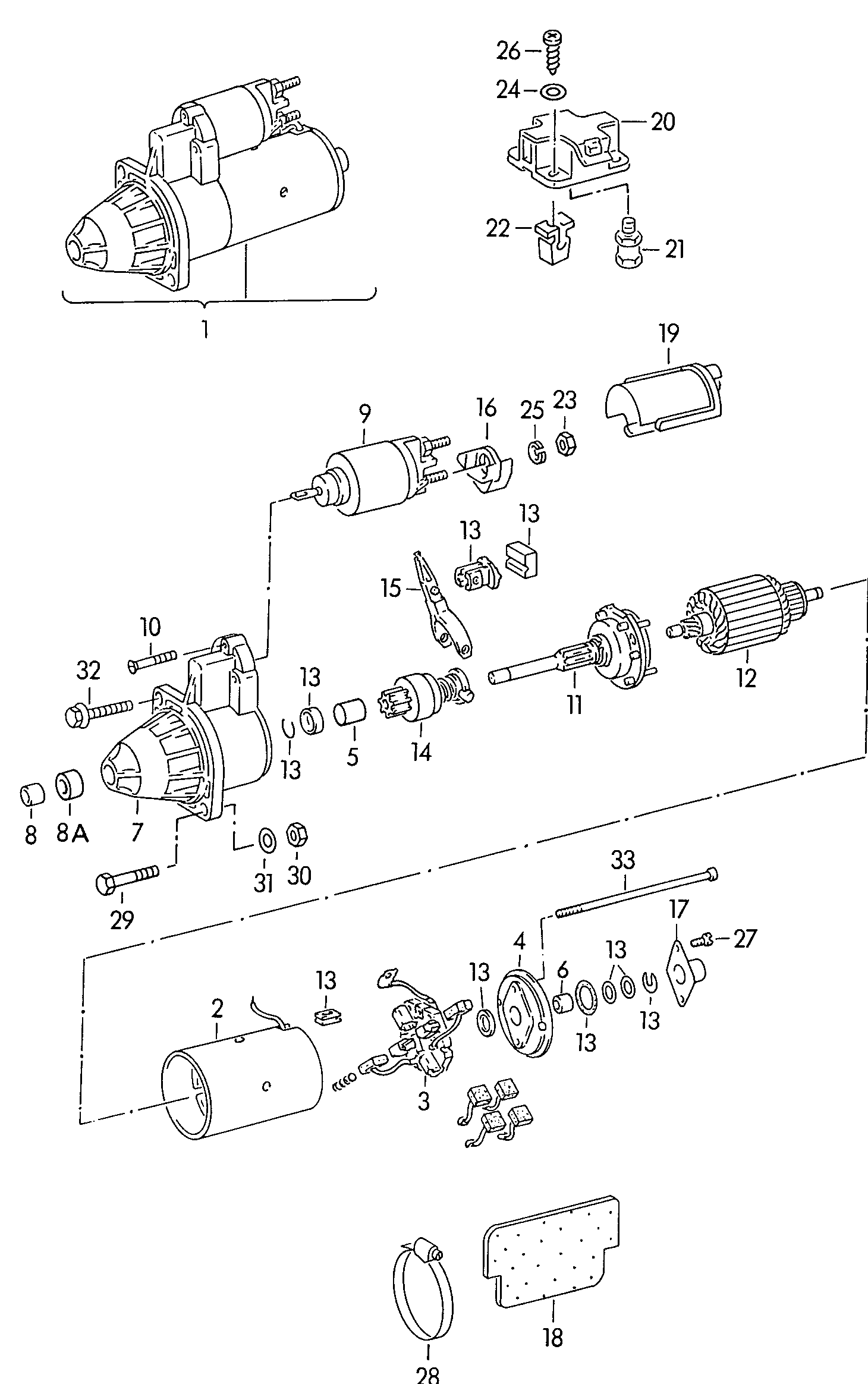 VAG 021 911 311 B - Enkurs, Starteris ps1.lv