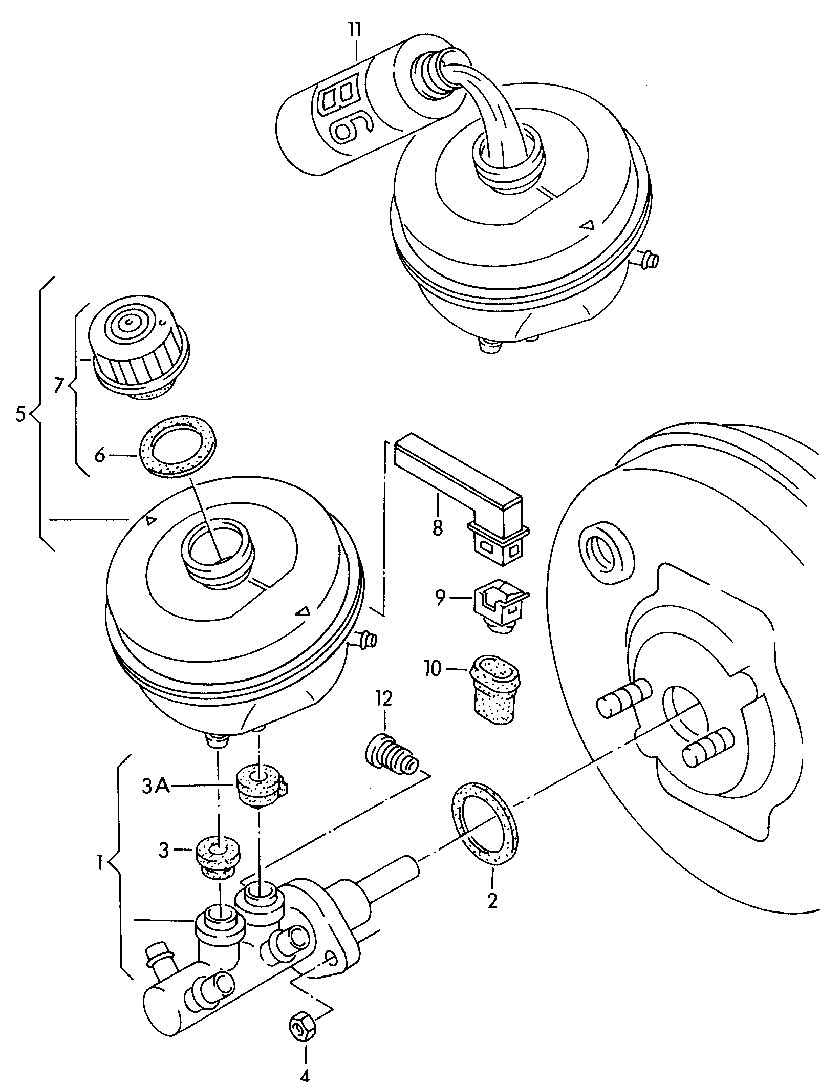 AUDI 8E0 611 301 - Kompensācijas tvertne, Bremžu šķidrums ps1.lv