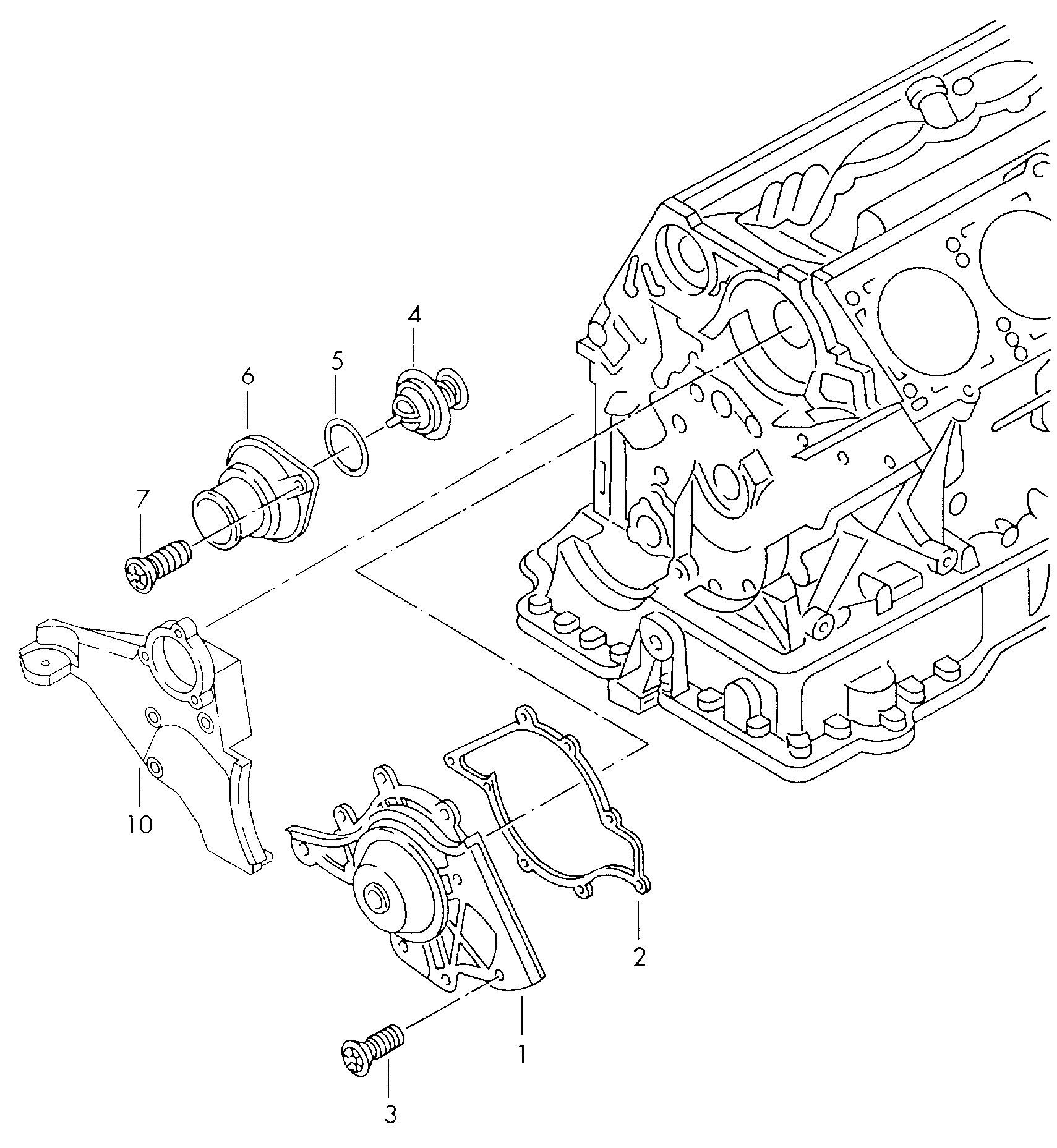 Skoda 077 121 004HX - Ūdenssūknis ps1.lv