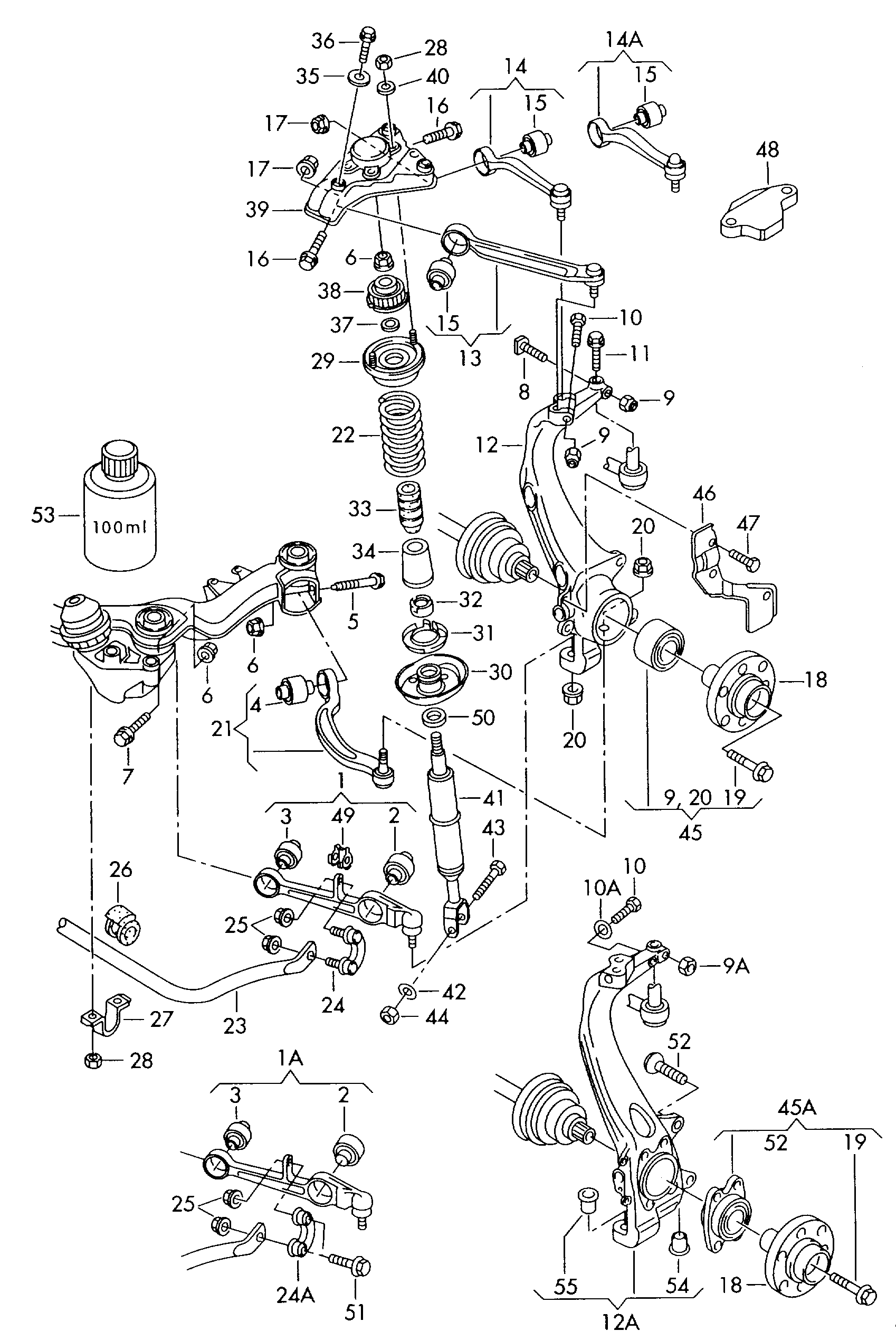 VAG 8E0 407 509 C - Neatkarīgās balstiekārtas svira, Riteņa piekare ps1.lv