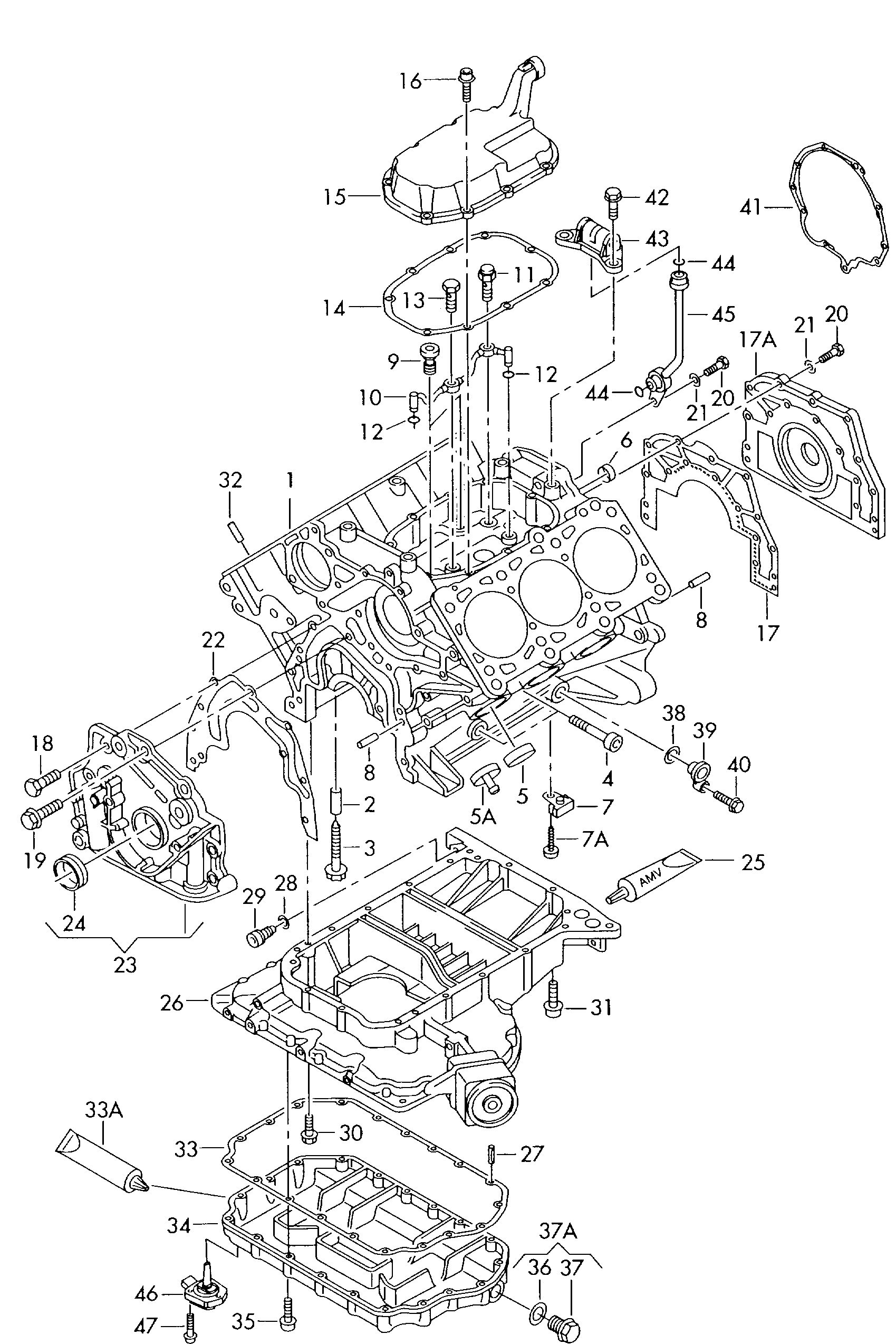 VAG 03G 103 707 - Blīve, Eļļas vācele ps1.lv