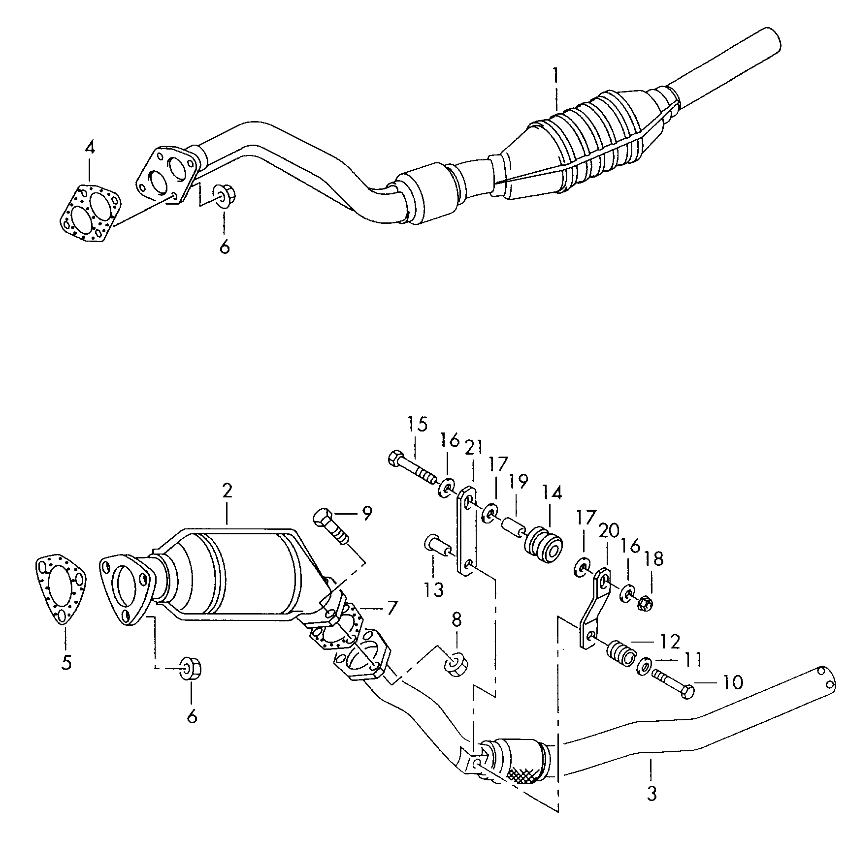 VAG 4B0254200AX - Katalizators ps1.lv