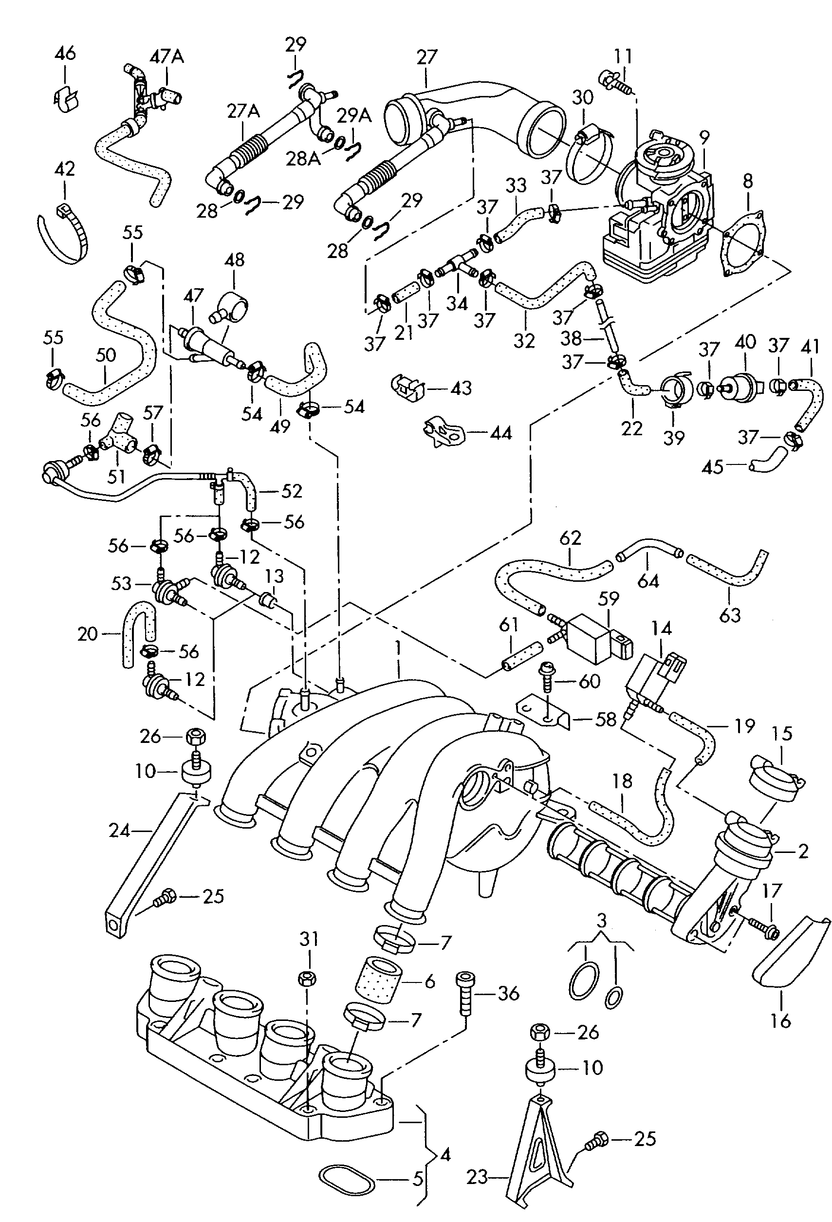 Seat N90 467 301 - Remkomplekts, Kartera ventilācija ps1.lv