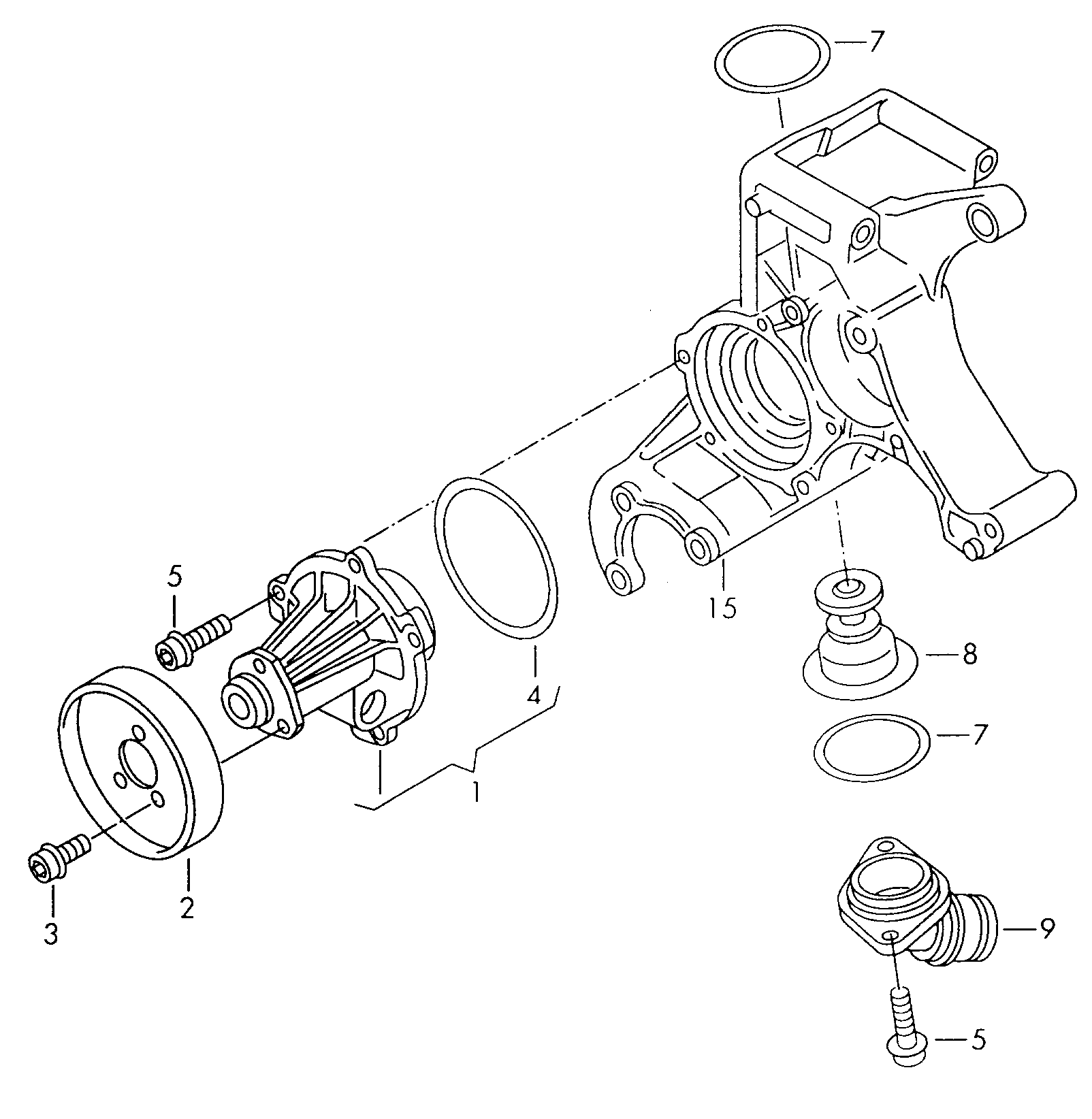 Seat 048121121B - Dzesēšanas šķidruma flancis ps1.lv