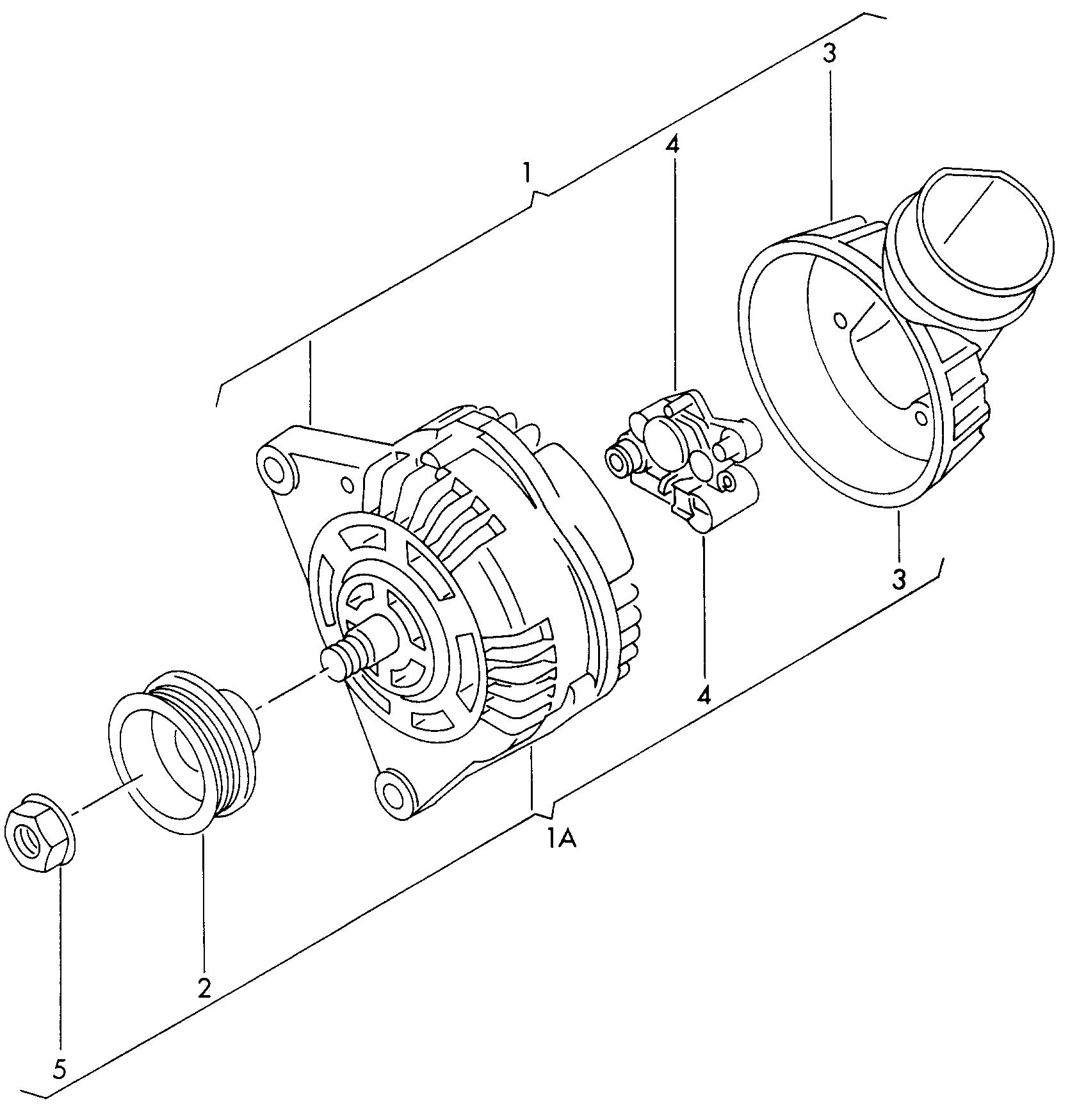 Skoda 058 903 018 BX - Ģenerators ps1.lv