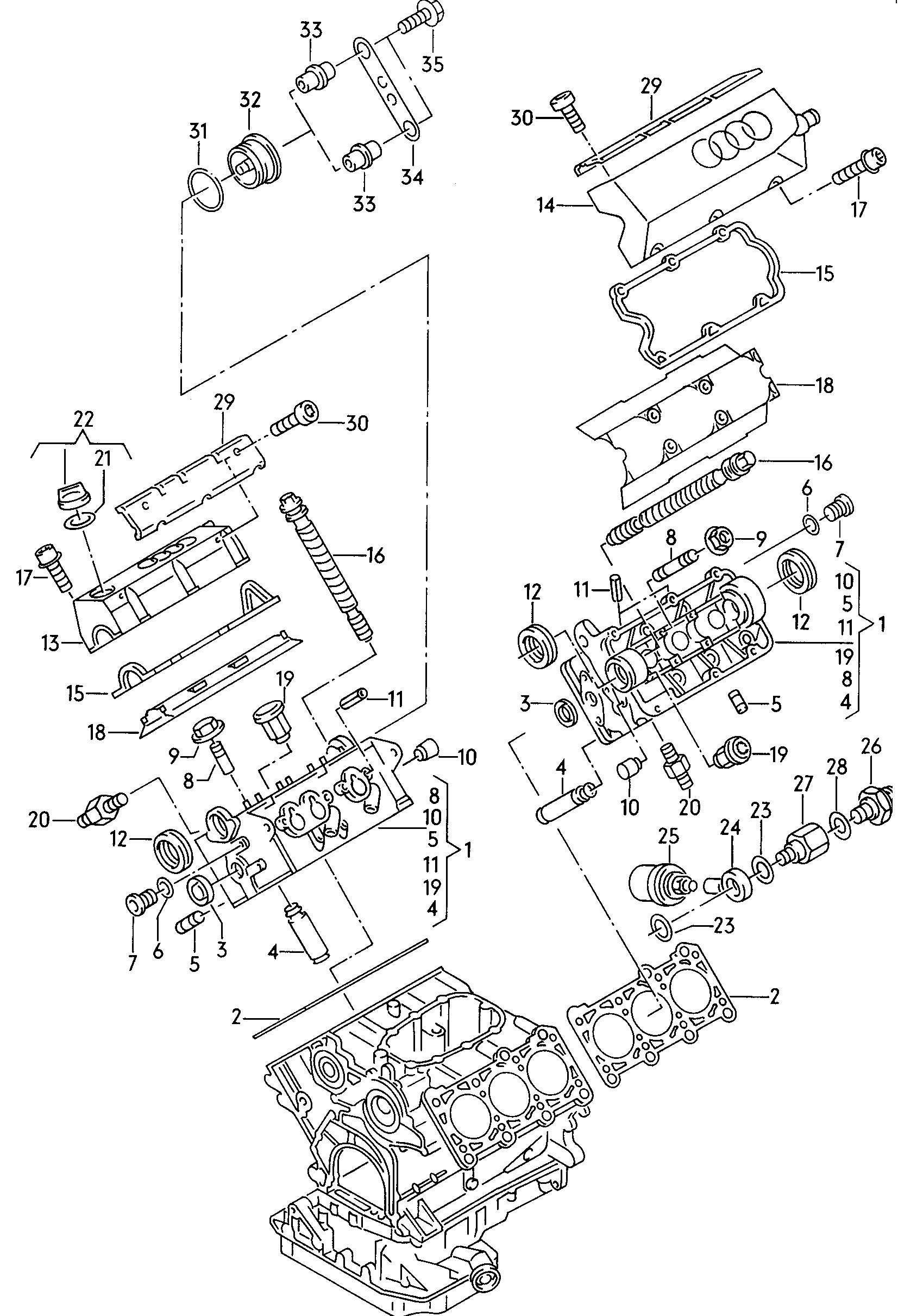 AUDI 037 103 419 B - Vārsta vadīkla ps1.lv