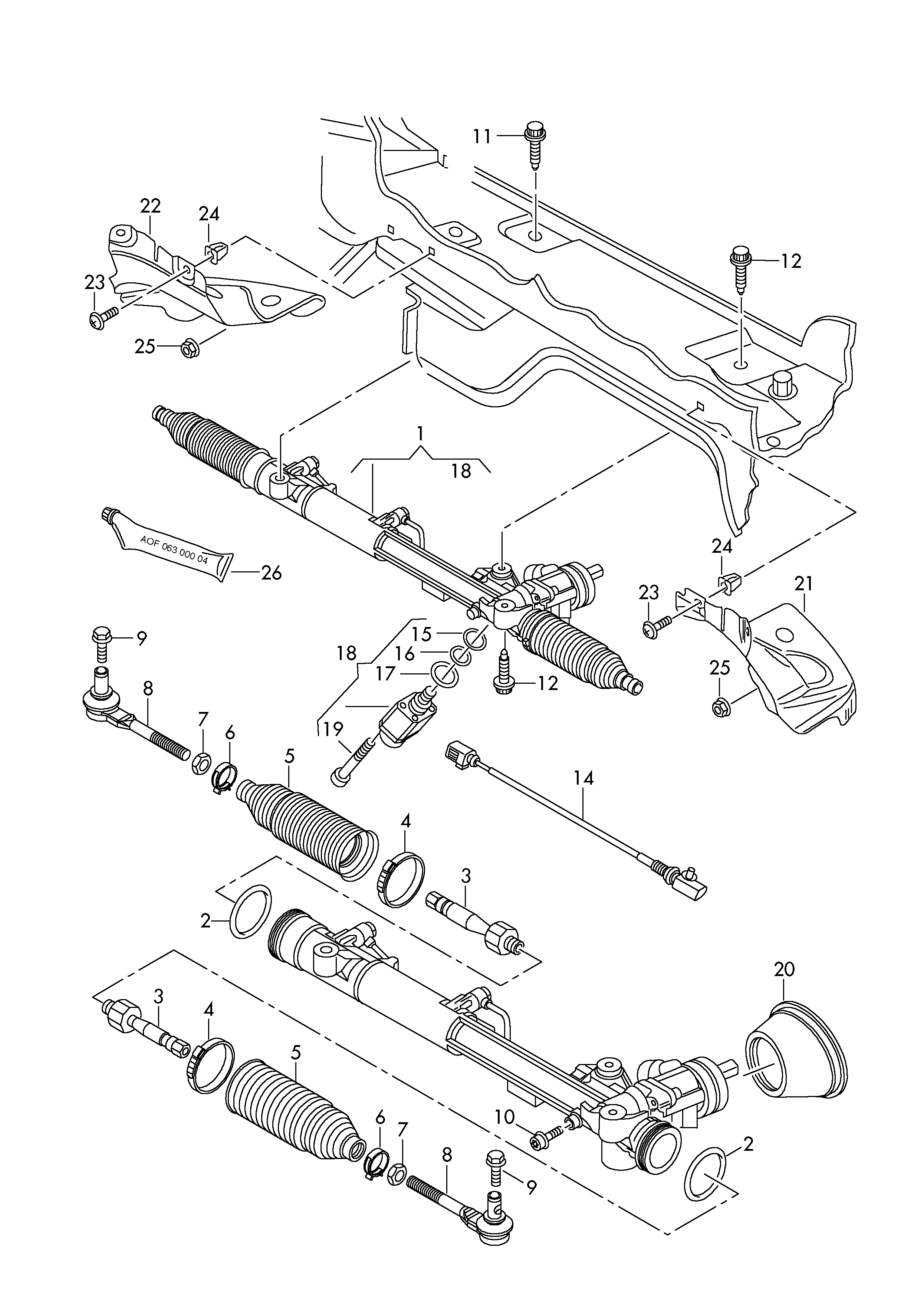 VAG 4F0422821D - Aksiālais šarnīrs, Stūres šķērsstiepnis ps1.lv