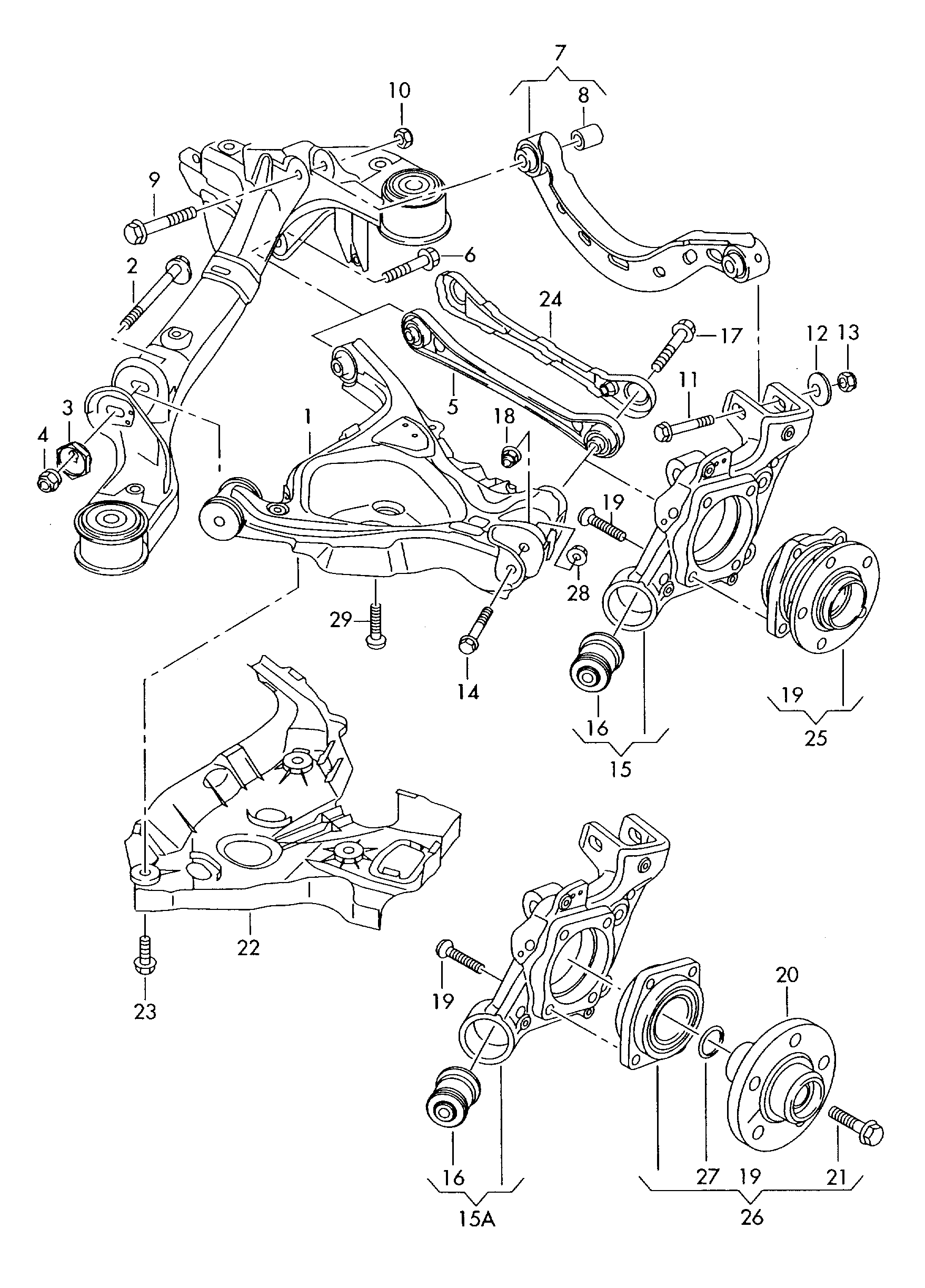 VAG 4F0598625A - Riteņa rumbas gultņa komplekts ps1.lv