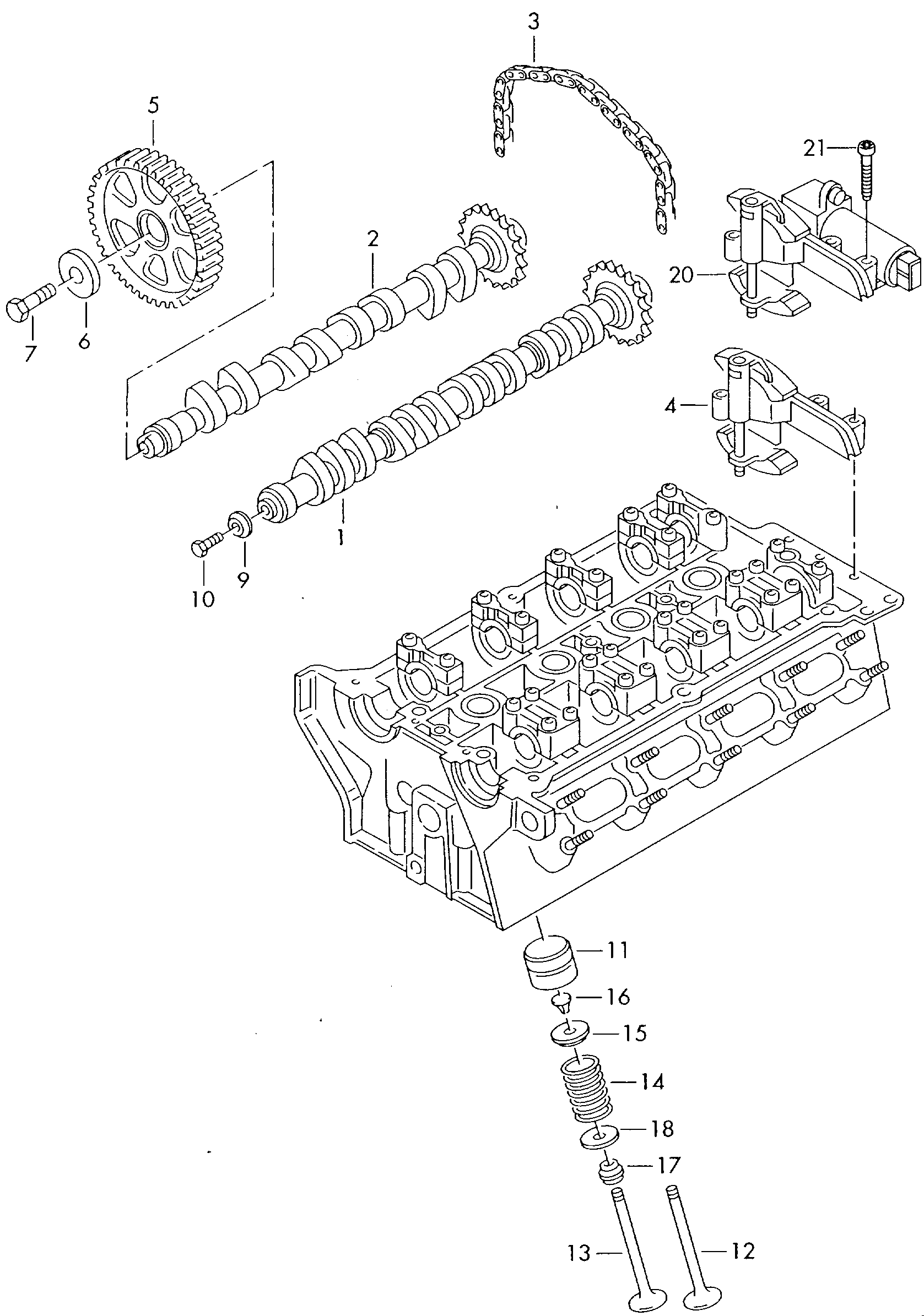 VAG 058 109 088E - Vadības vārsts, Sadales vārpstas iestatīšana ps1.lv