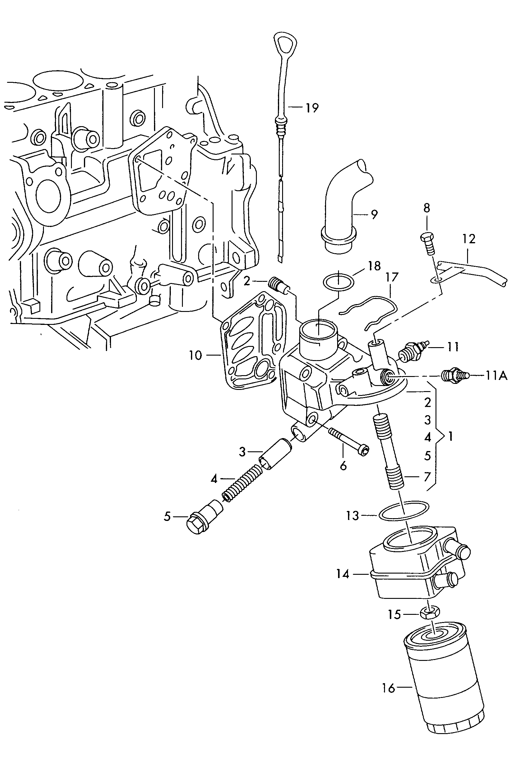 VW 06A 115 441 J - Blīve, Eļļas filtra korpuss ps1.lv