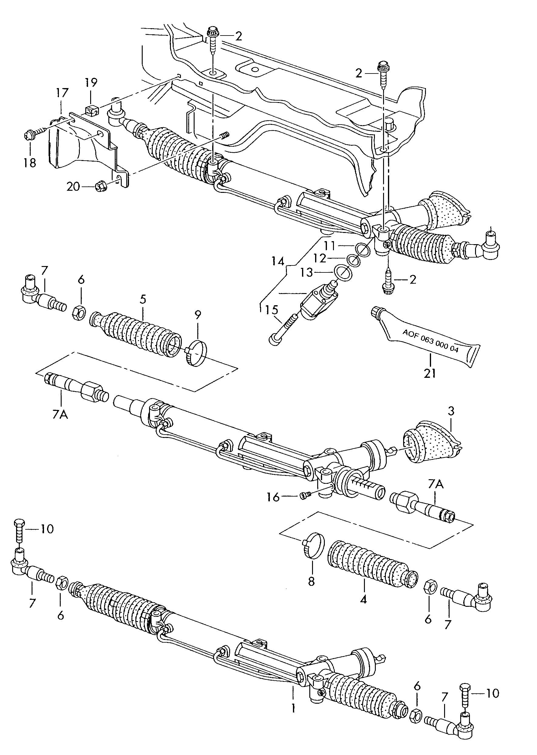 AUDI 4B1422052 - Stūres mehānisms ps1.lv