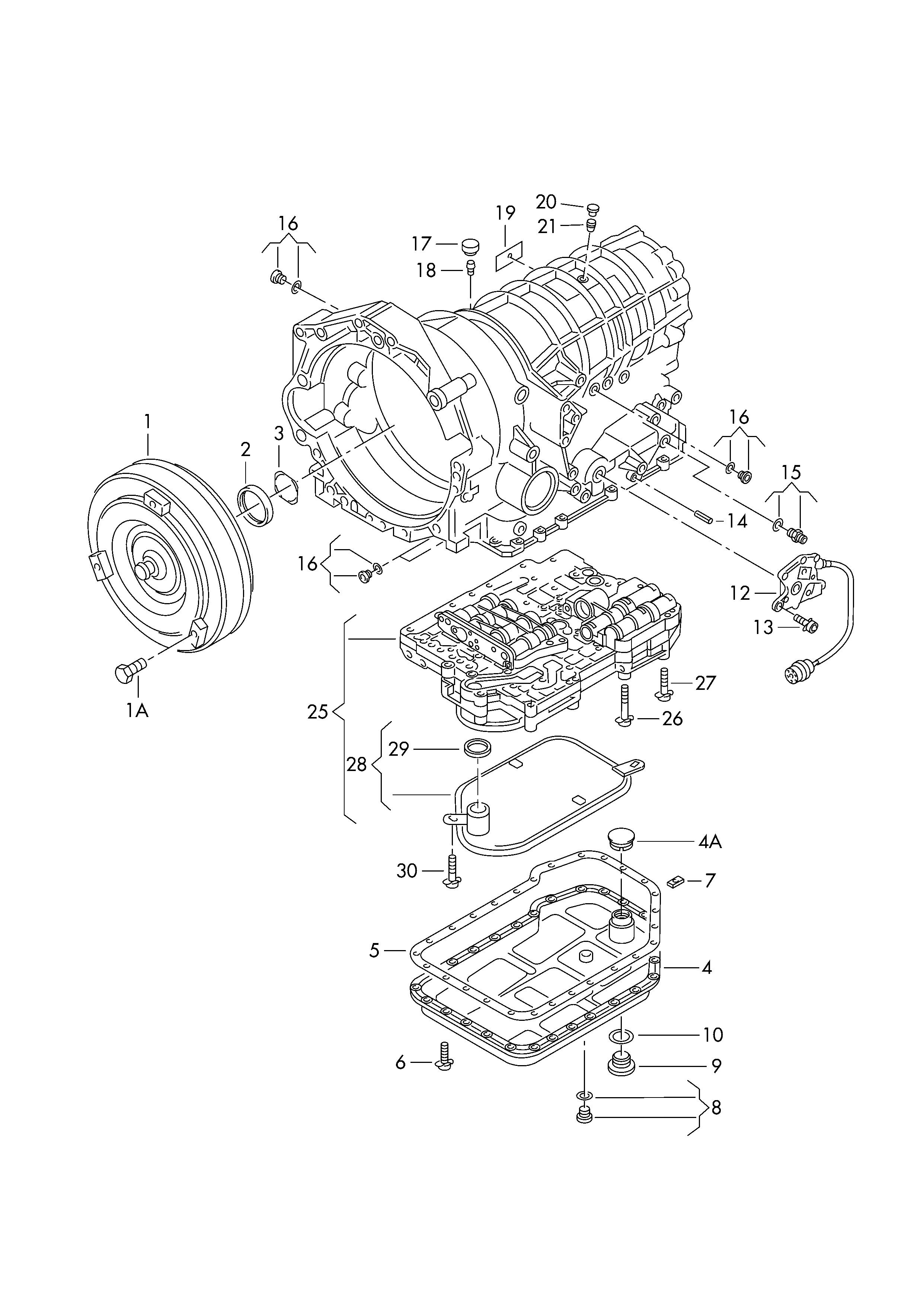 AUDI 01L 321 371 - Blīve, Eļļas vācele-Autom. pārnesumkārba ps1.lv