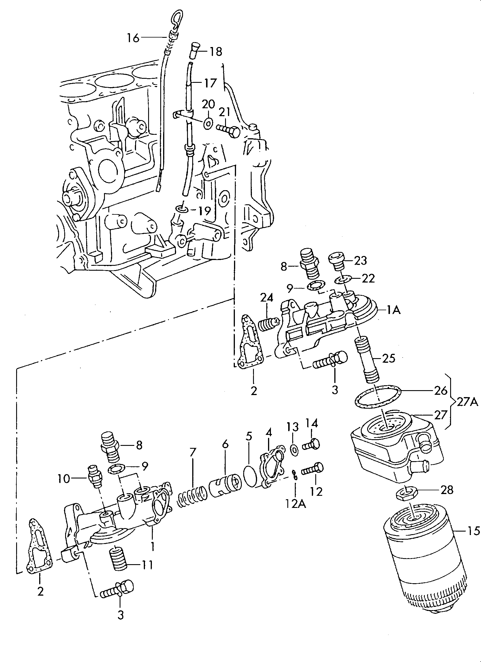 VW 028 115 561 - Eļļas filtrs ps1.lv