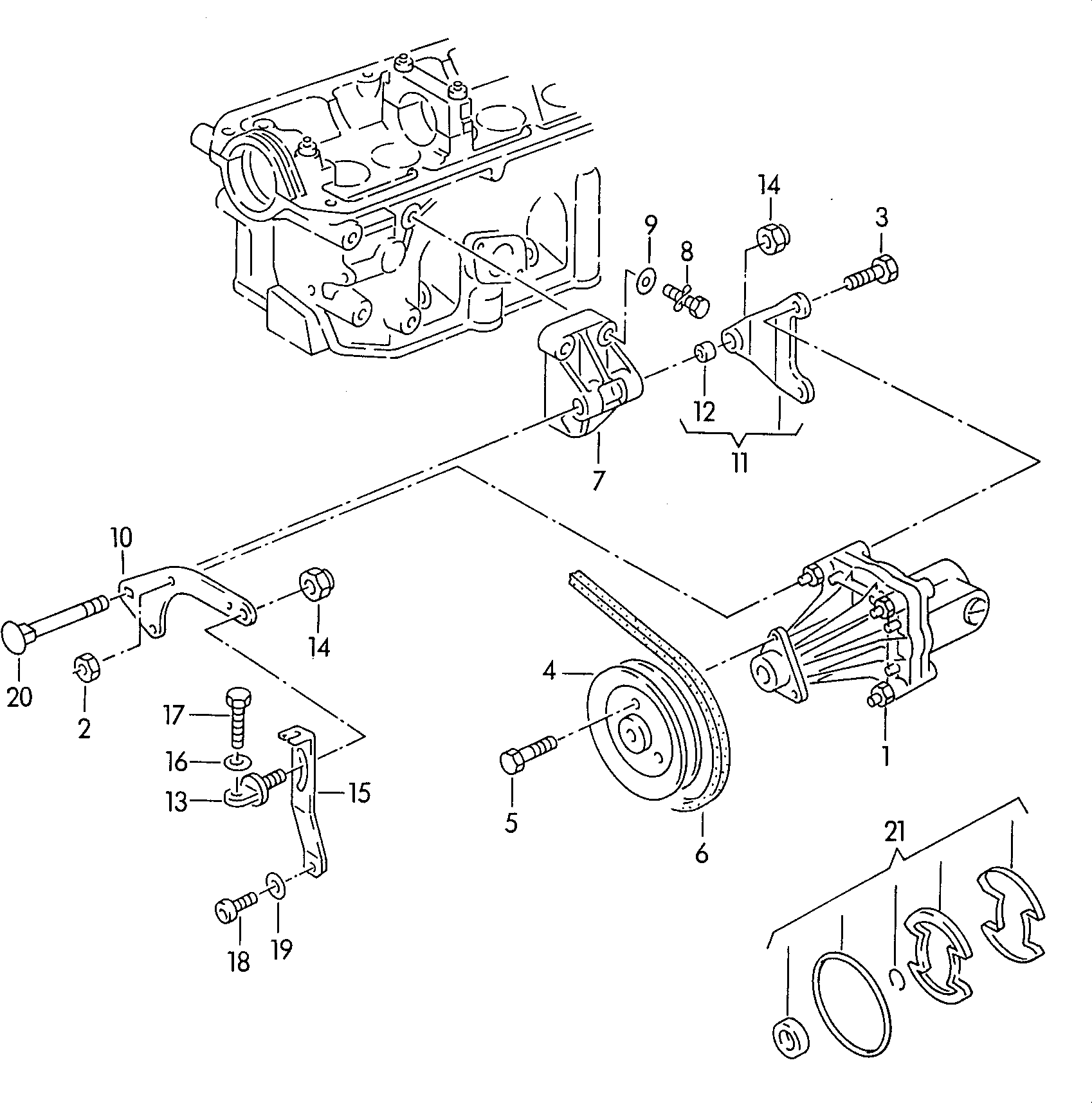 VAG 035145255E - Ķīļsiksna ps1.lv