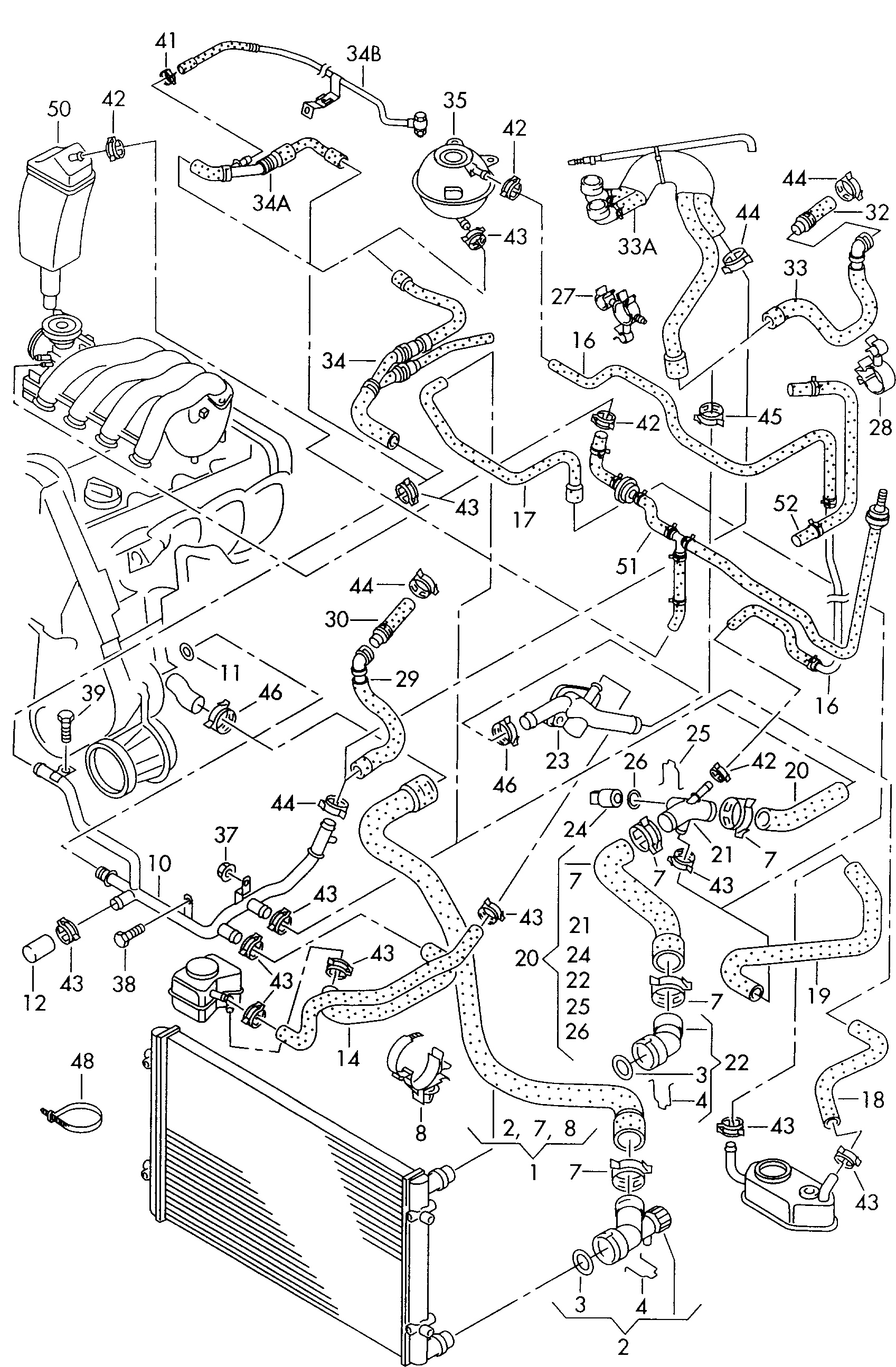 VAG 1J0 121 087A - Dzesēšanas šķidruma caurule ps1.lv