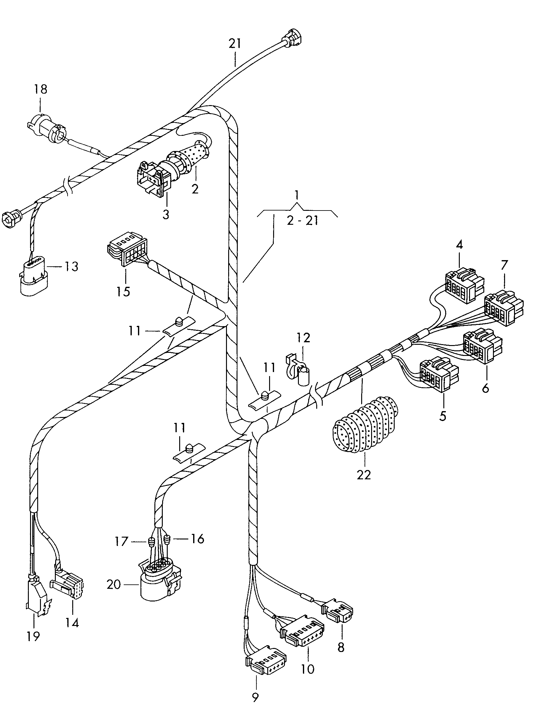 VAG 1J0973703 - Remkomplekts, Vadu komplekts ps1.lv