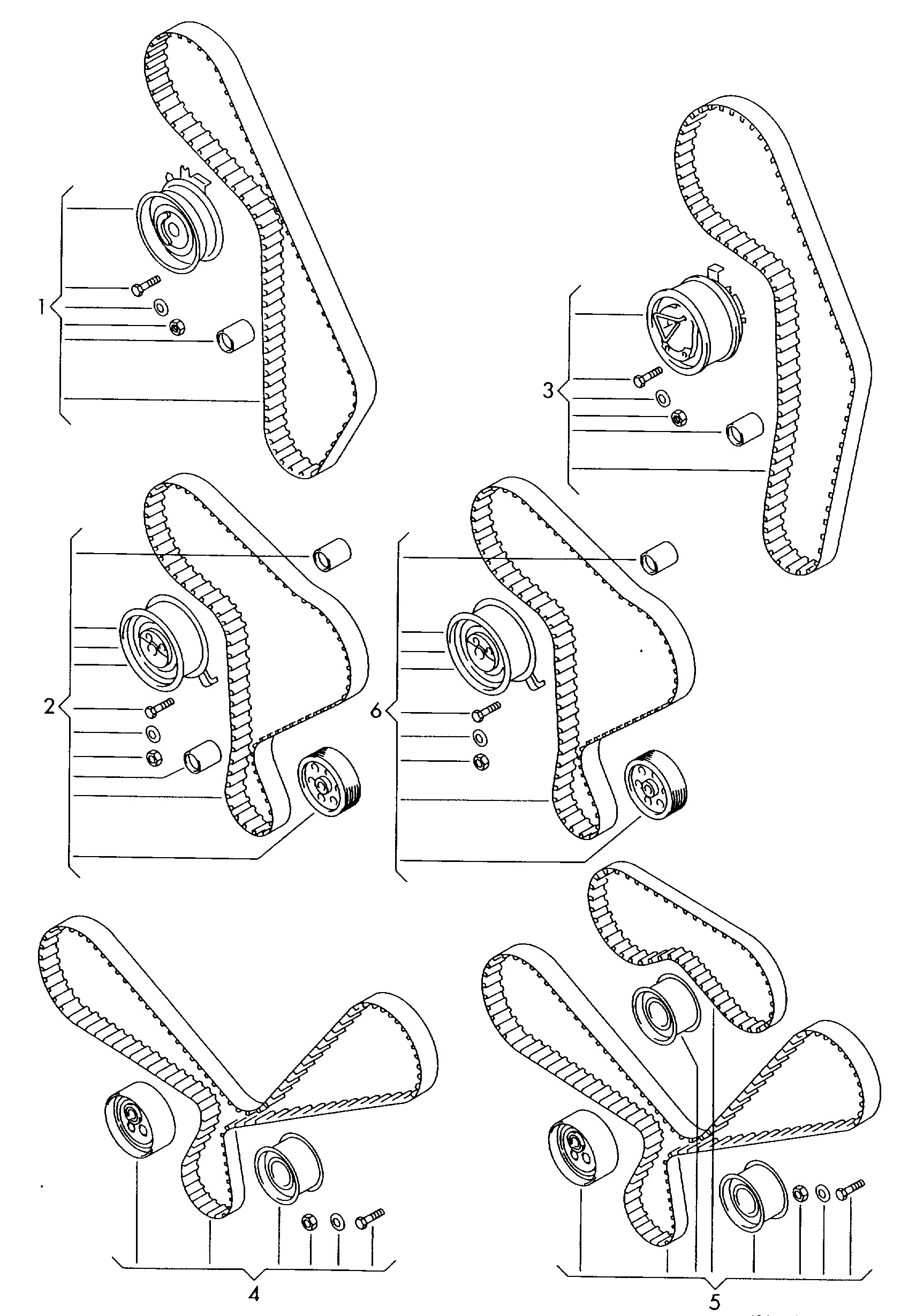 AUDI 058 198 119 - Zobsiksnas komplekts ps1.lv