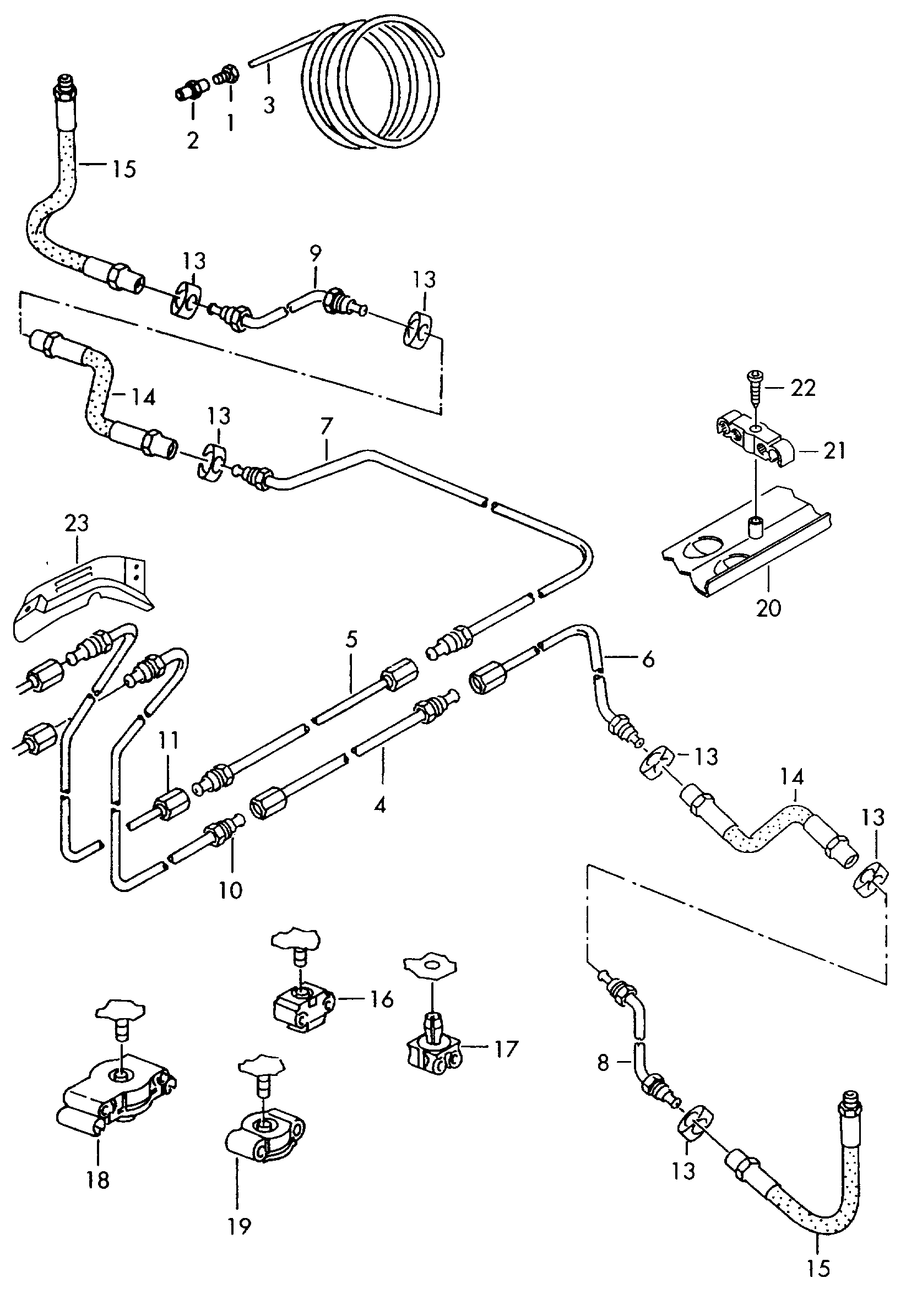 AUDI 8D0 611 775 C - Bremžu šļūtene ps1.lv