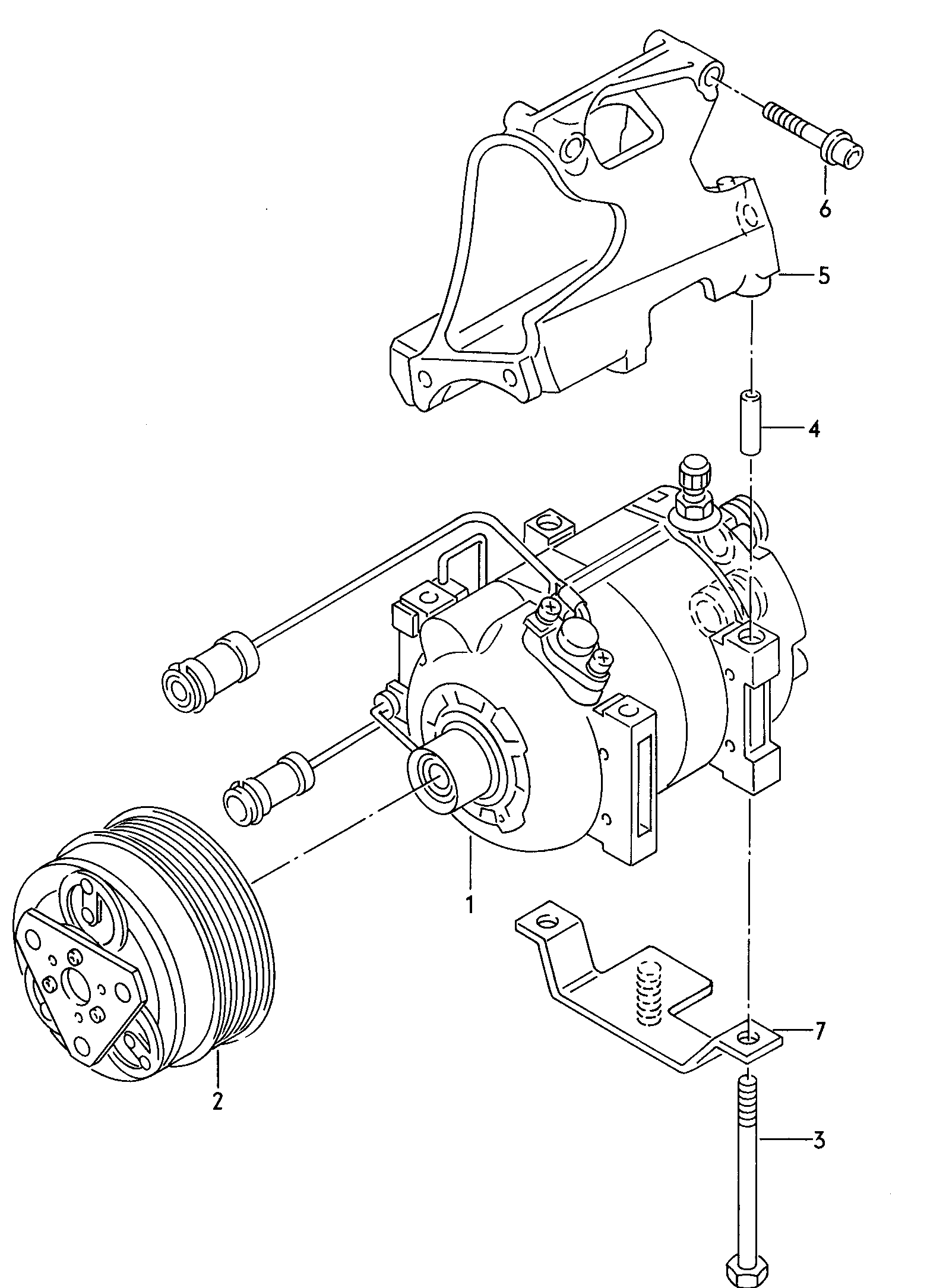 AUDI 077260803AE - Kompresors, Gaisa kond. sistēma ps1.lv