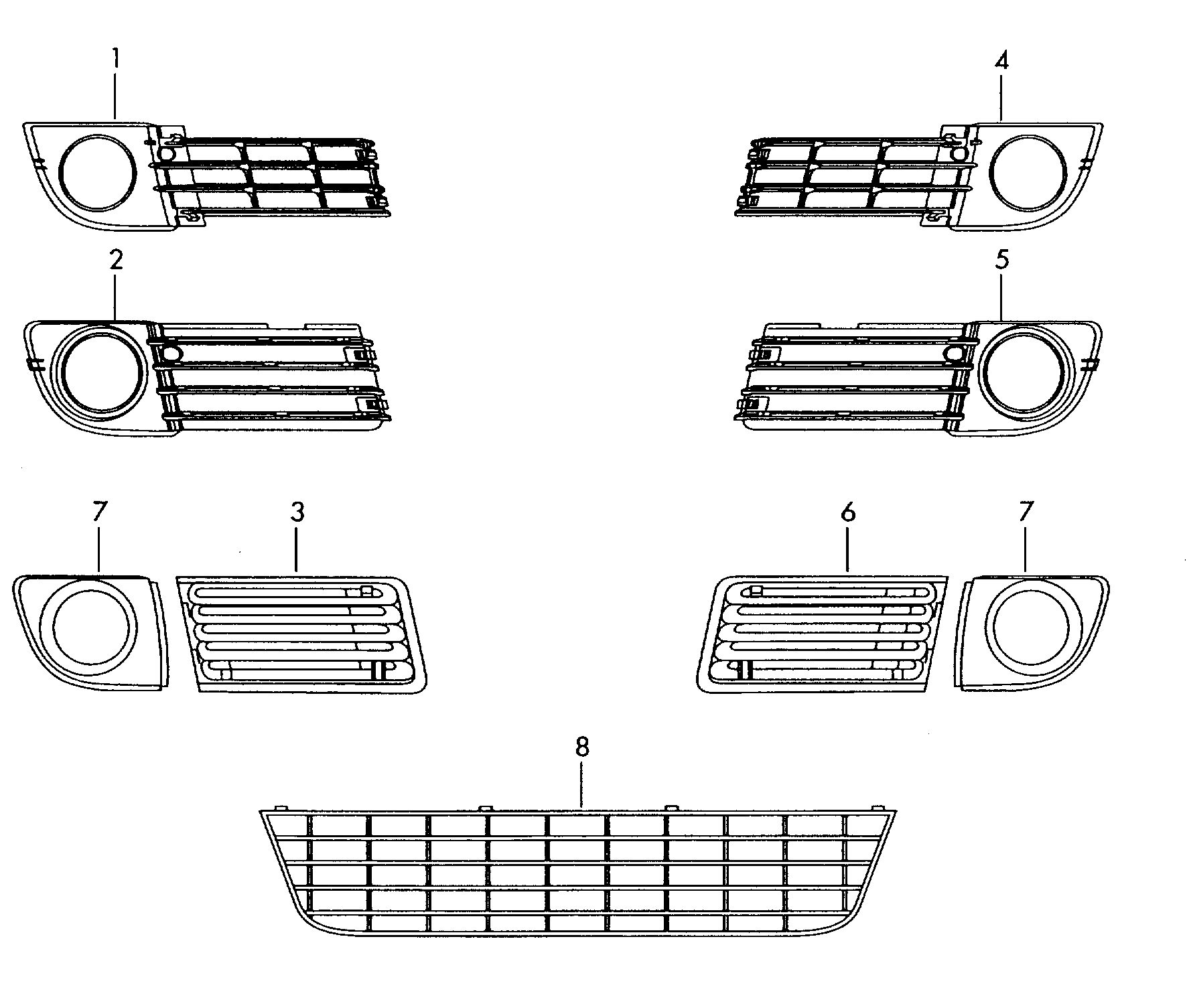 AUDI 4B0 807 681 AA - Ventilatora reste, Bampers ps1.lv