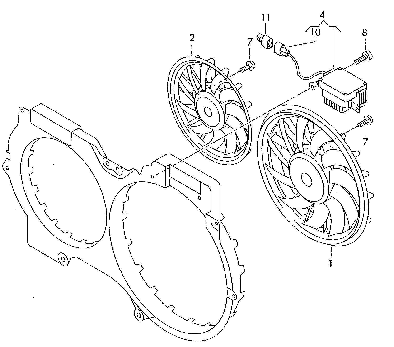 VW 8E0 959 455 N - Ventilators, Motora dzesēšanas sistēma ps1.lv