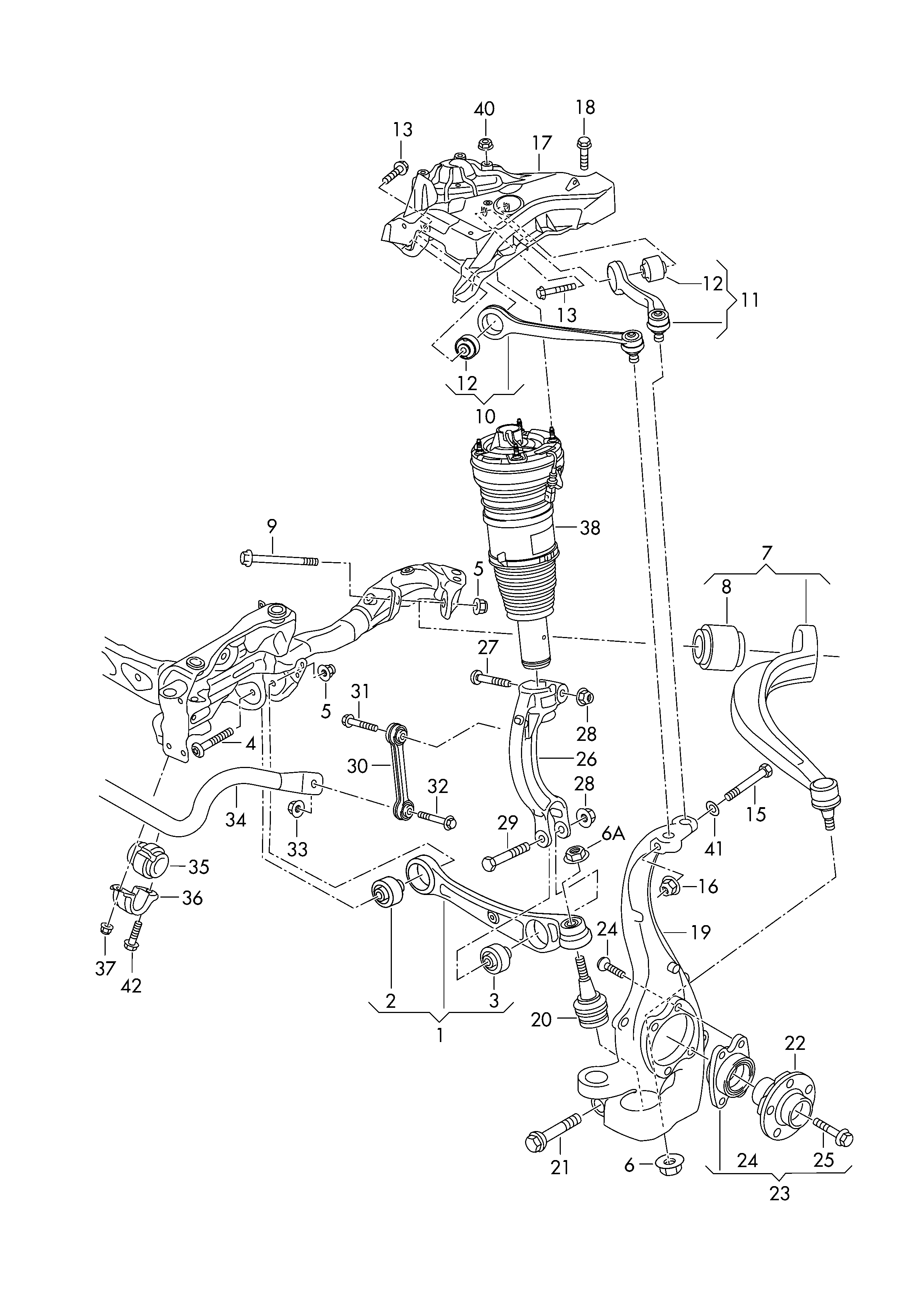 AUDI 4H0 407 505 E - Neatkarīgās balstiekārtas svira, Riteņa piekare ps1.lv