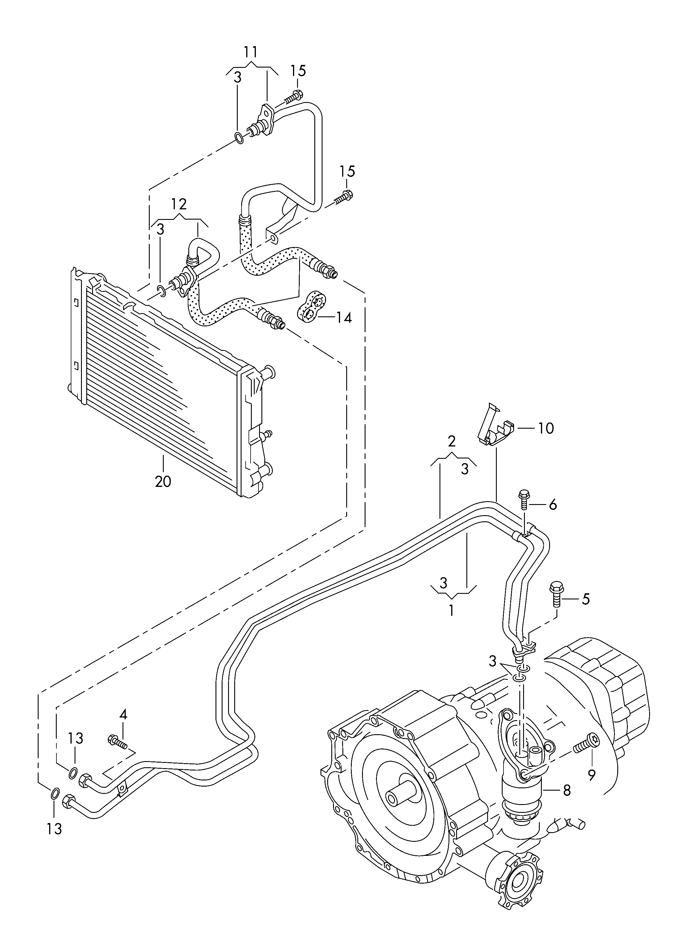 VAG 0AW 301 516 H - Hidrofiltrs, Automātiskā pārnesumkārba ps1.lv