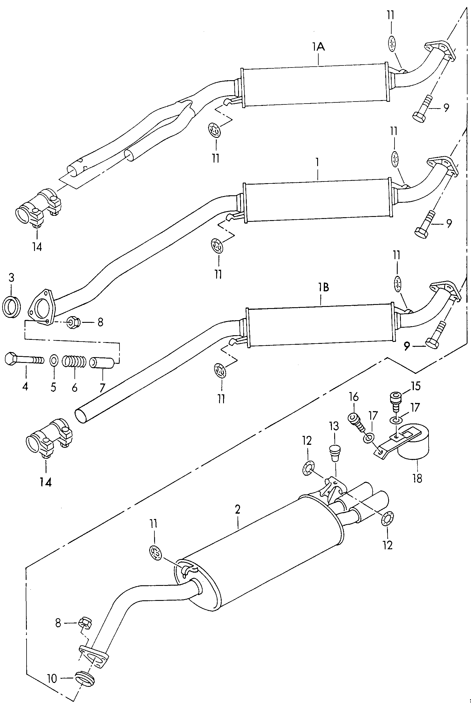 Skoda 4A0 253 147 A - Kronšteins, Trokšņa slāpētājs ps1.lv