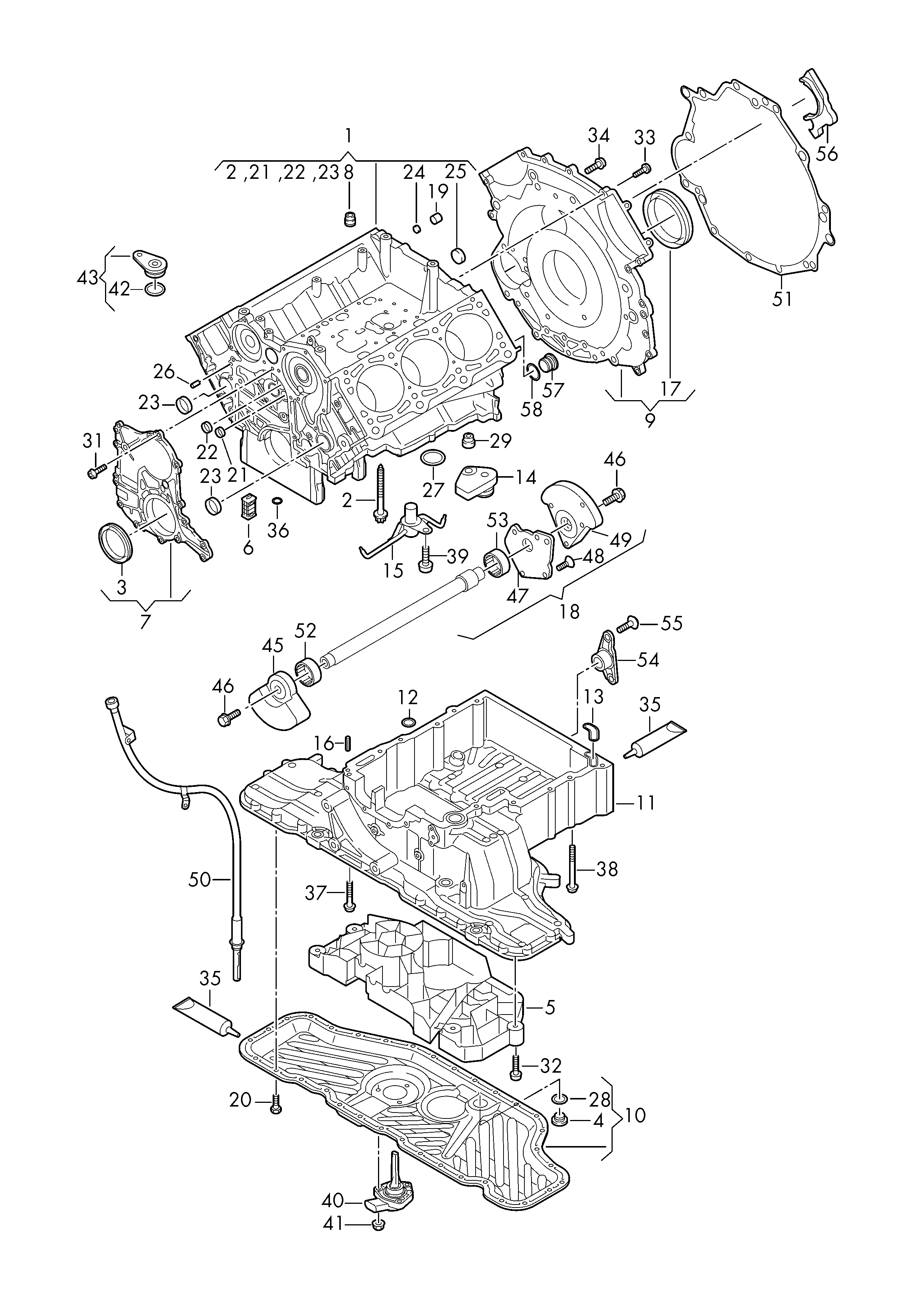 VAG 079103051F - Vārpstas blīvgredzens, Kloķvārpsta ps1.lv