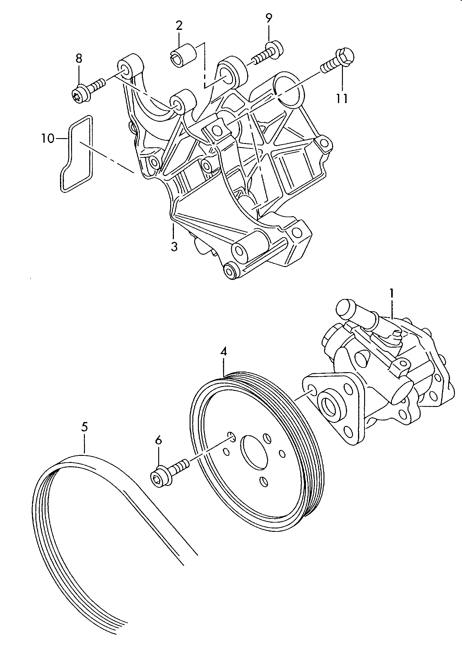 VAG 4E0 145 156 B - Hidrosūknis, Stūres iekārta ps1.lv