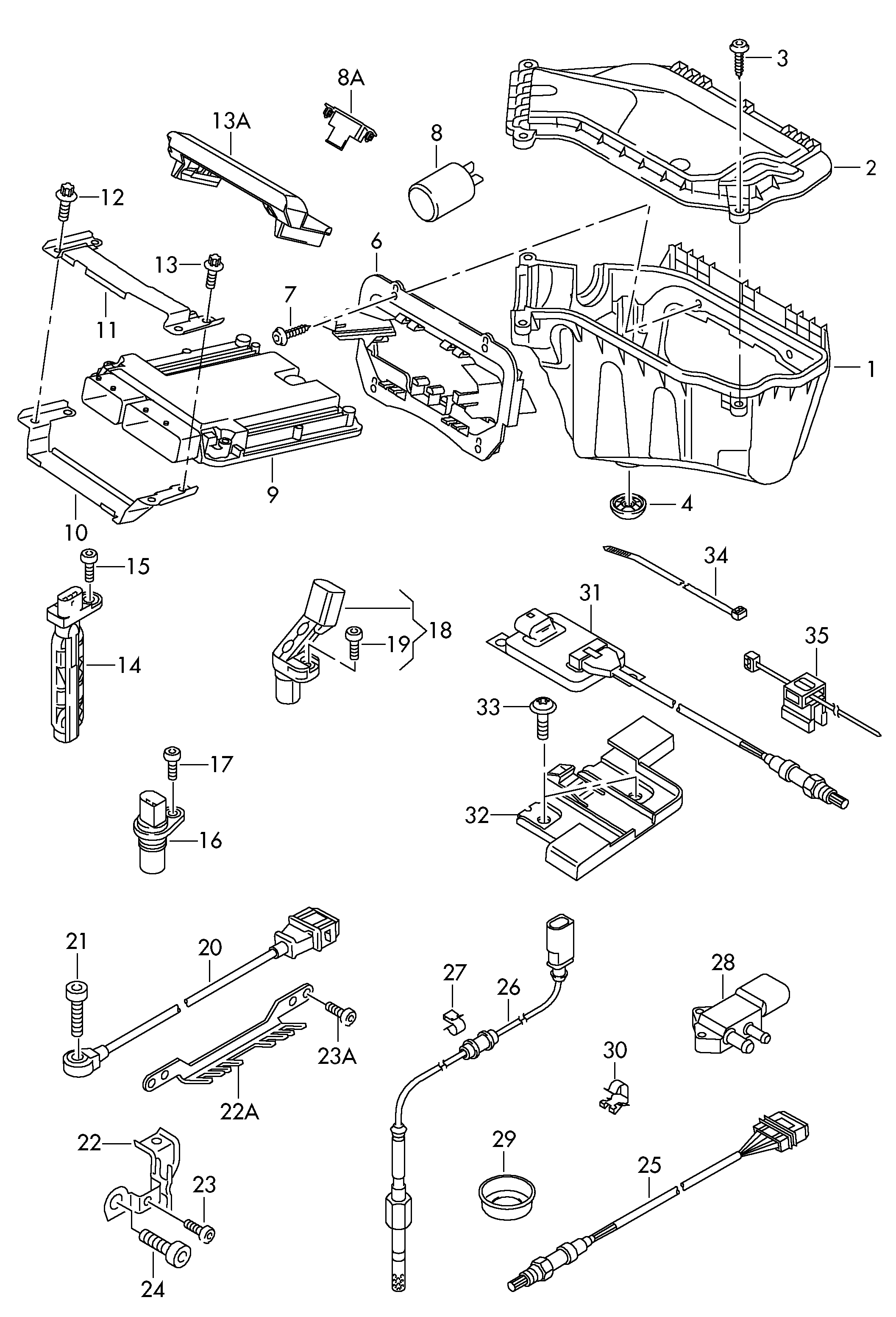 Bentley 03L 906 088 AQ - Devējs, Izplūdes gāzu temperatūra ps1.lv