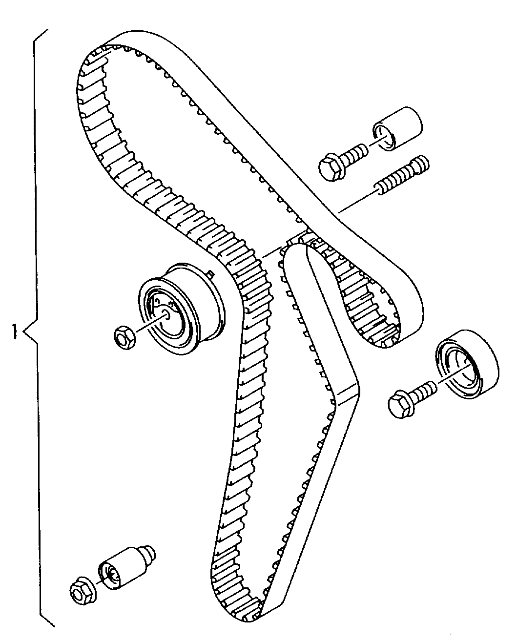 VAG 03L 198 119 - Zobsiksnas komplekts ps1.lv