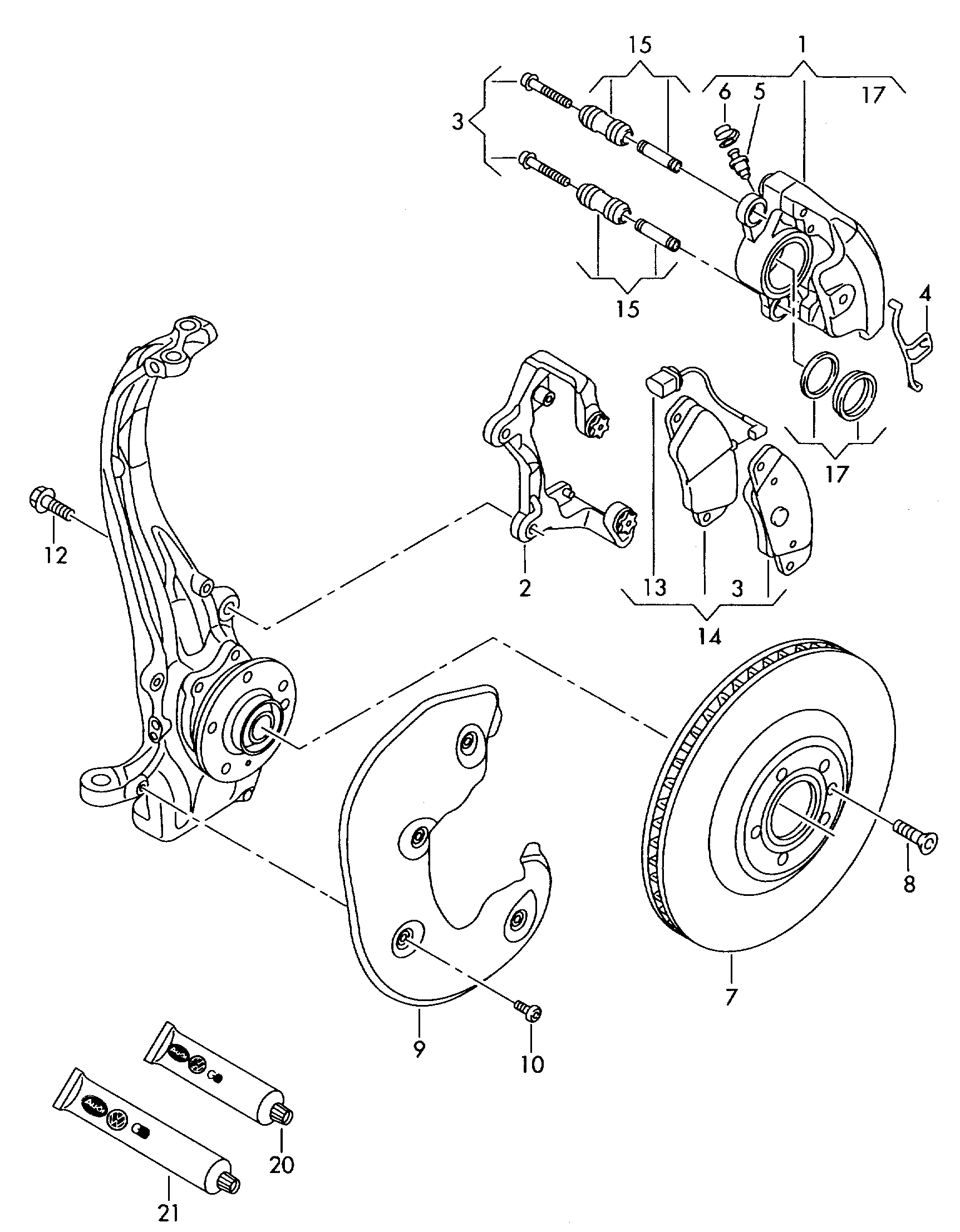 Seat 8T0 907 637 - Indikators, Bremžu uzliku nodilums ps1.lv