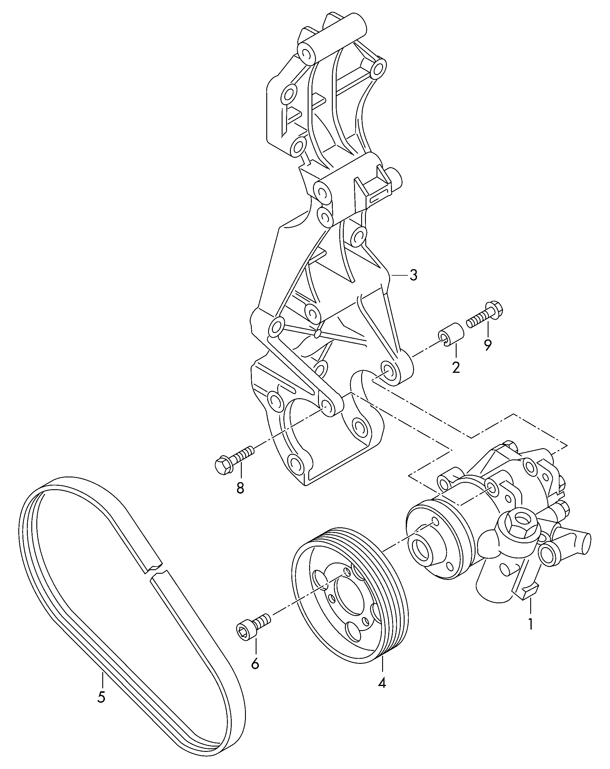 AUDI 8R0 145 155 S - Hidrosūknis, Stūres iekārta ps1.lv