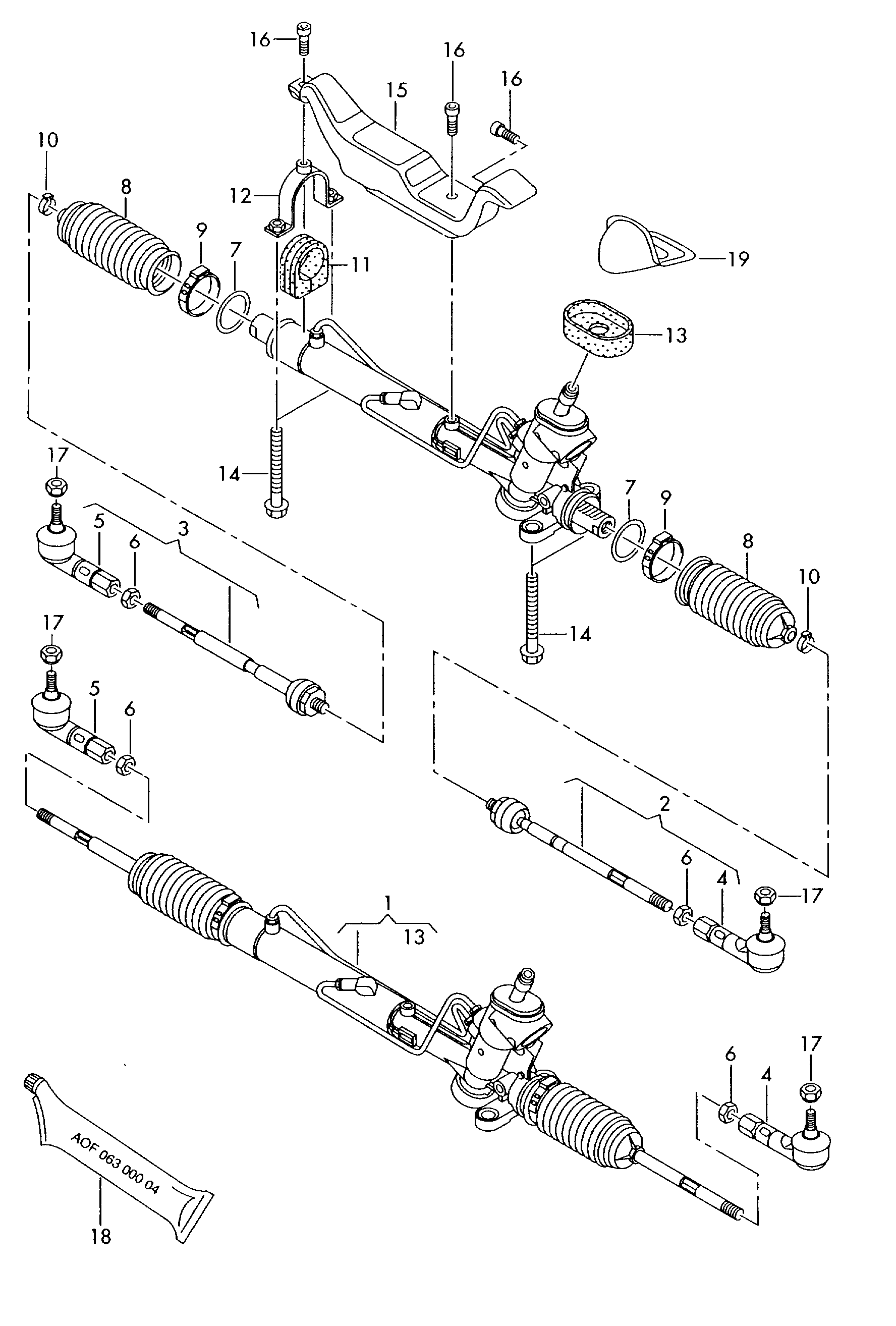 VW 8Z0423812A - Stūres šķērsstiepņa uzgalis ps1.lv