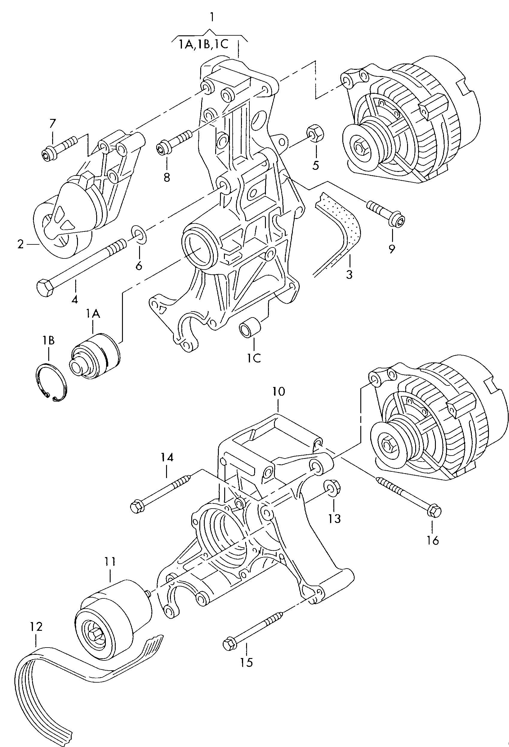 VW 028 903 137 AR - Ķīļrievu siksna ps1.lv