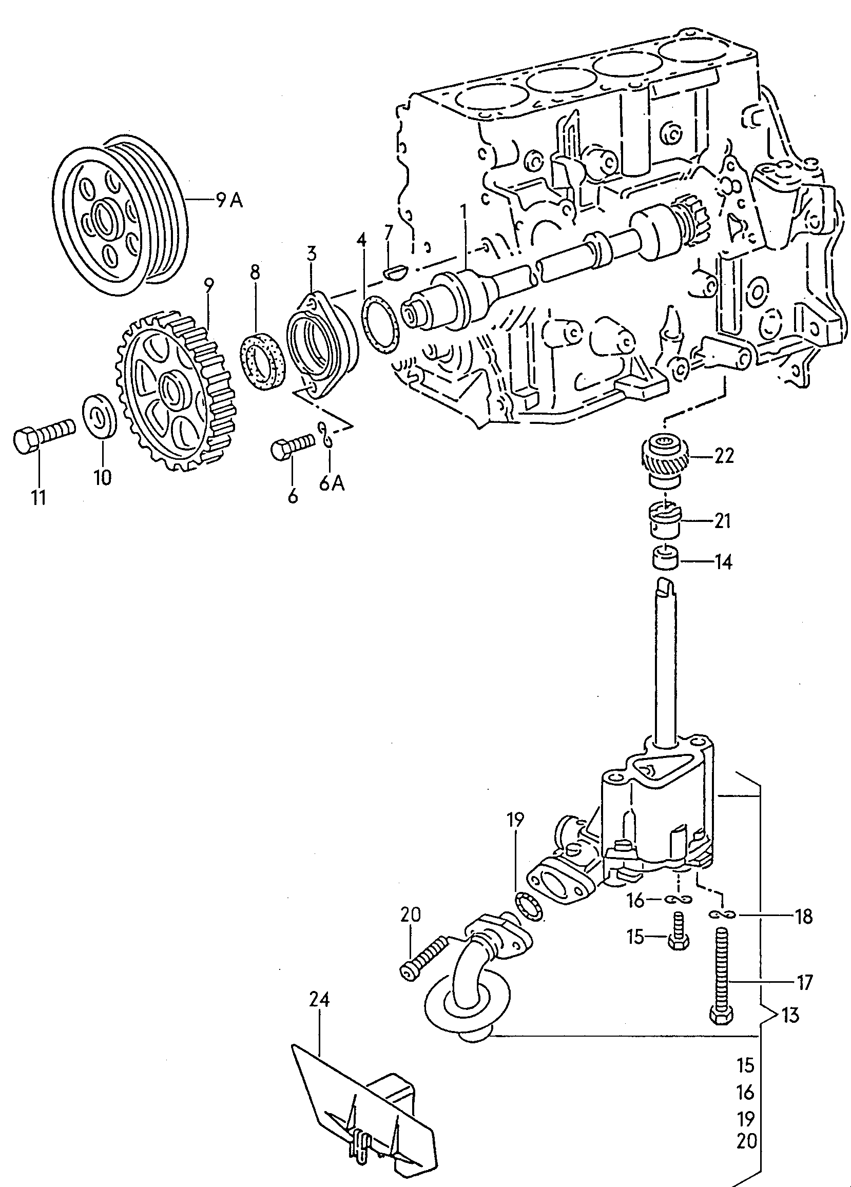 VAG 058103609 - Blīve, Eļļas vācele ps1.lv