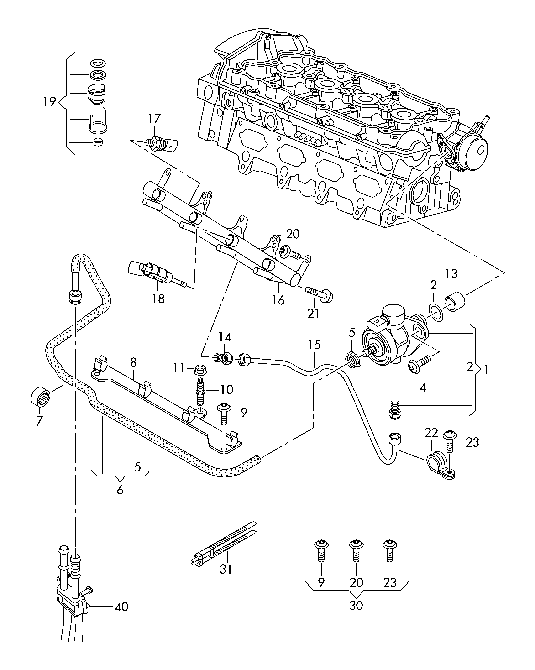 AUDI 06J 127 025G - Augstspiediena sūknis ps1.lv