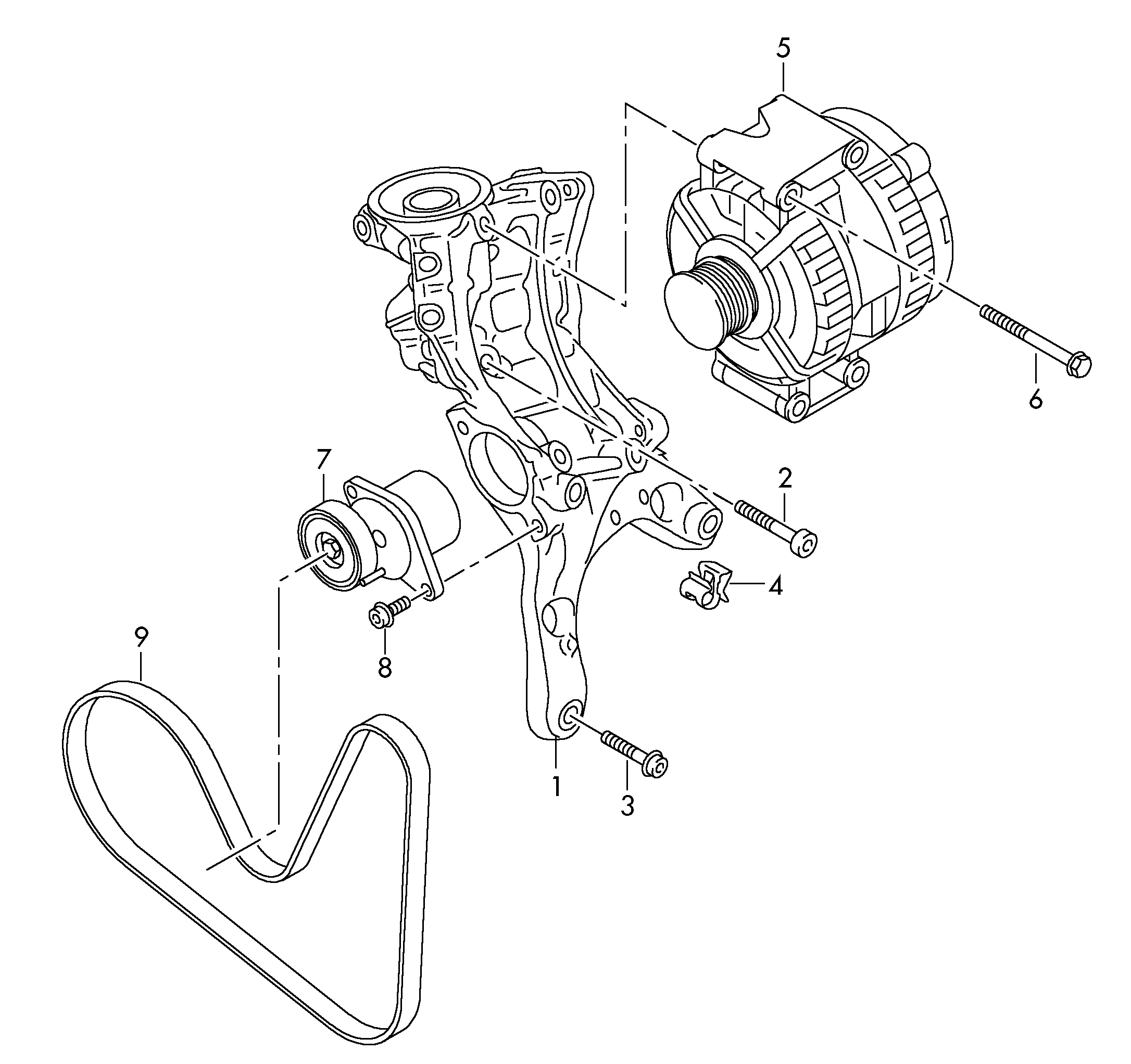 Skoda 06J 260 849F - Ķīļrievu siksna ps1.lv