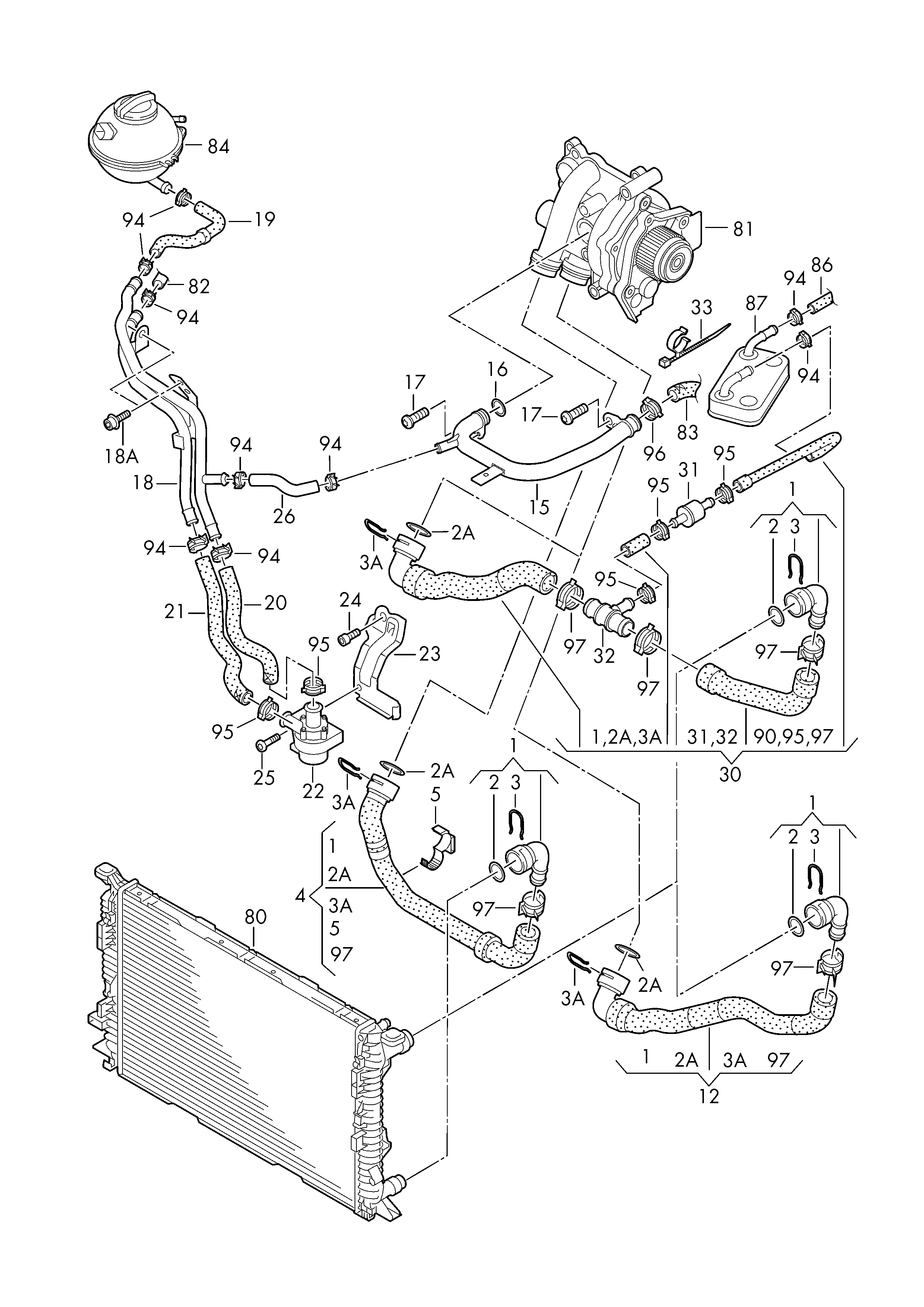 VW 1K0 965 561 J - Papildus ūdenssūknis ps1.lv