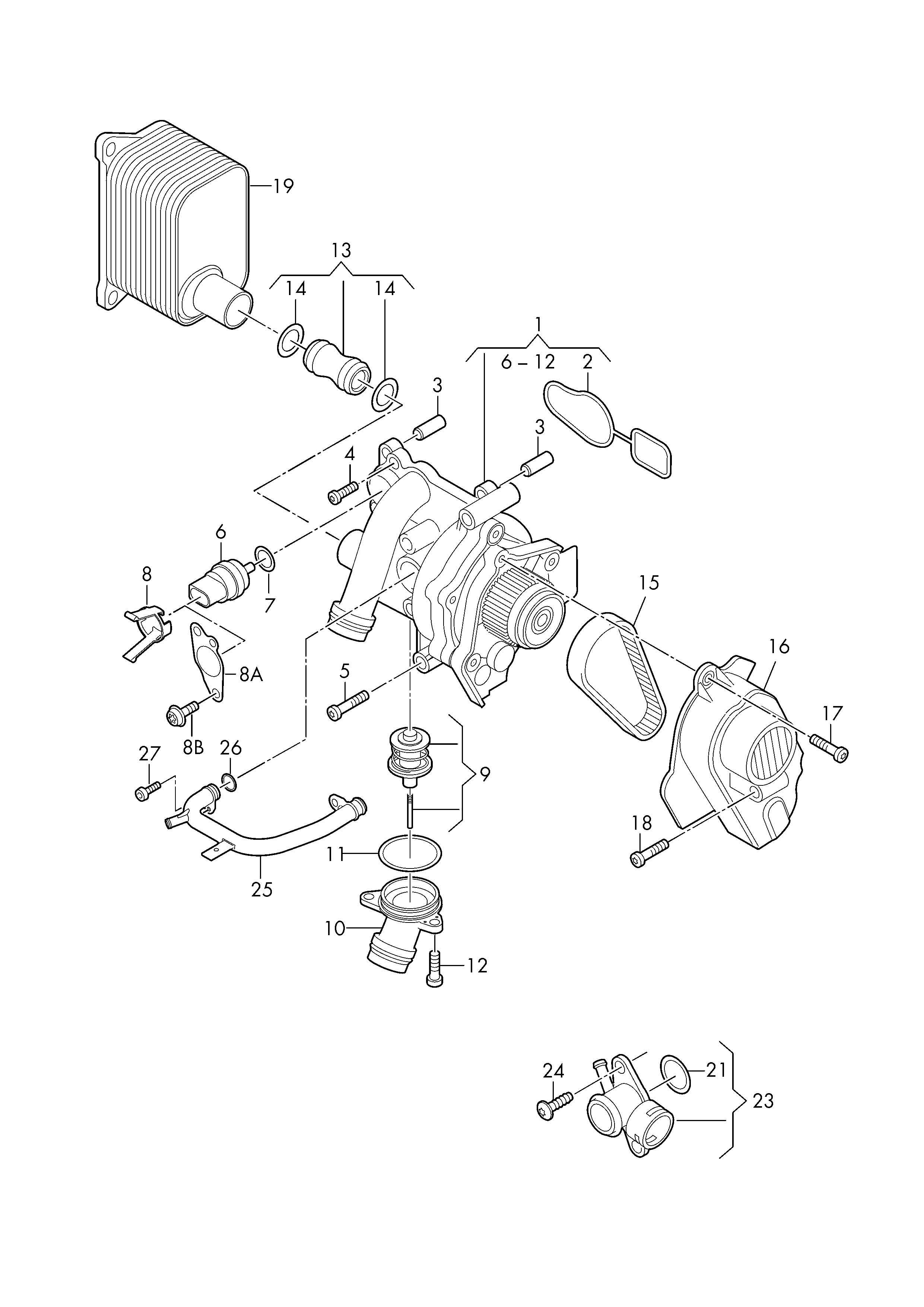 CUPRA 06J121113A - Termostats, Dzesēšanas šķidrums ps1.lv