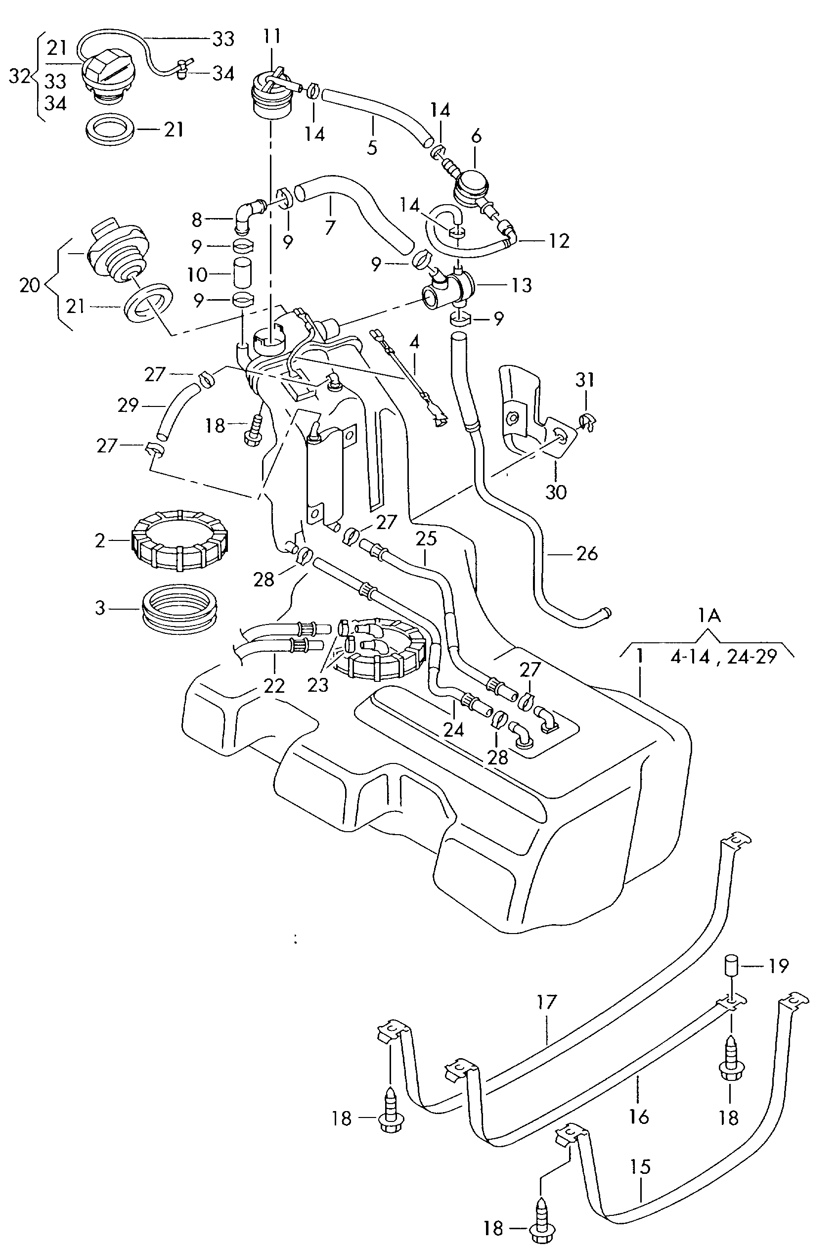 Skoda 1J0 919 133 - Blīve, Degvielas sūknis ps1.lv