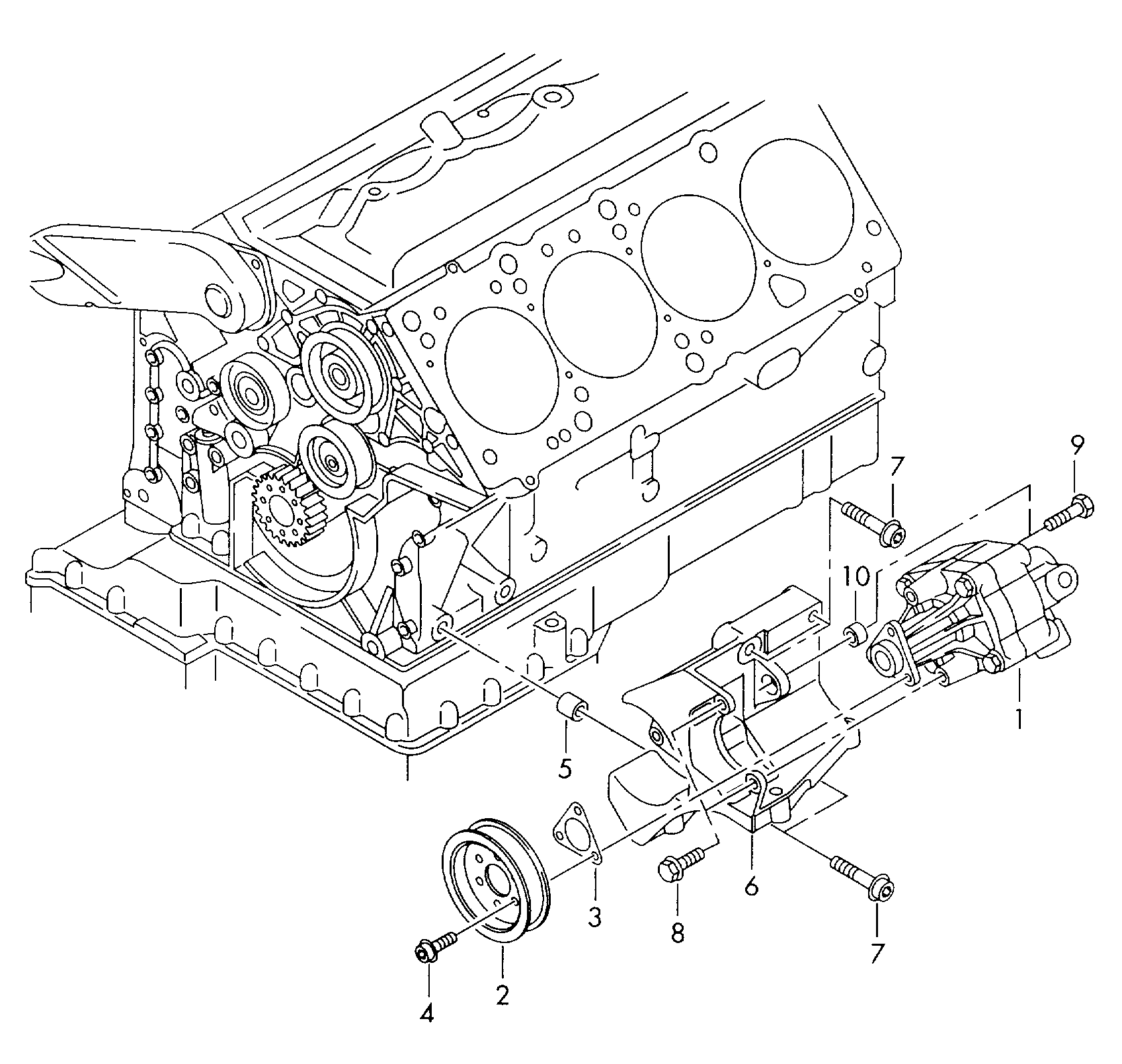 VW 4E0145155N - Hidrosūknis, Stūres iekārta ps1.lv