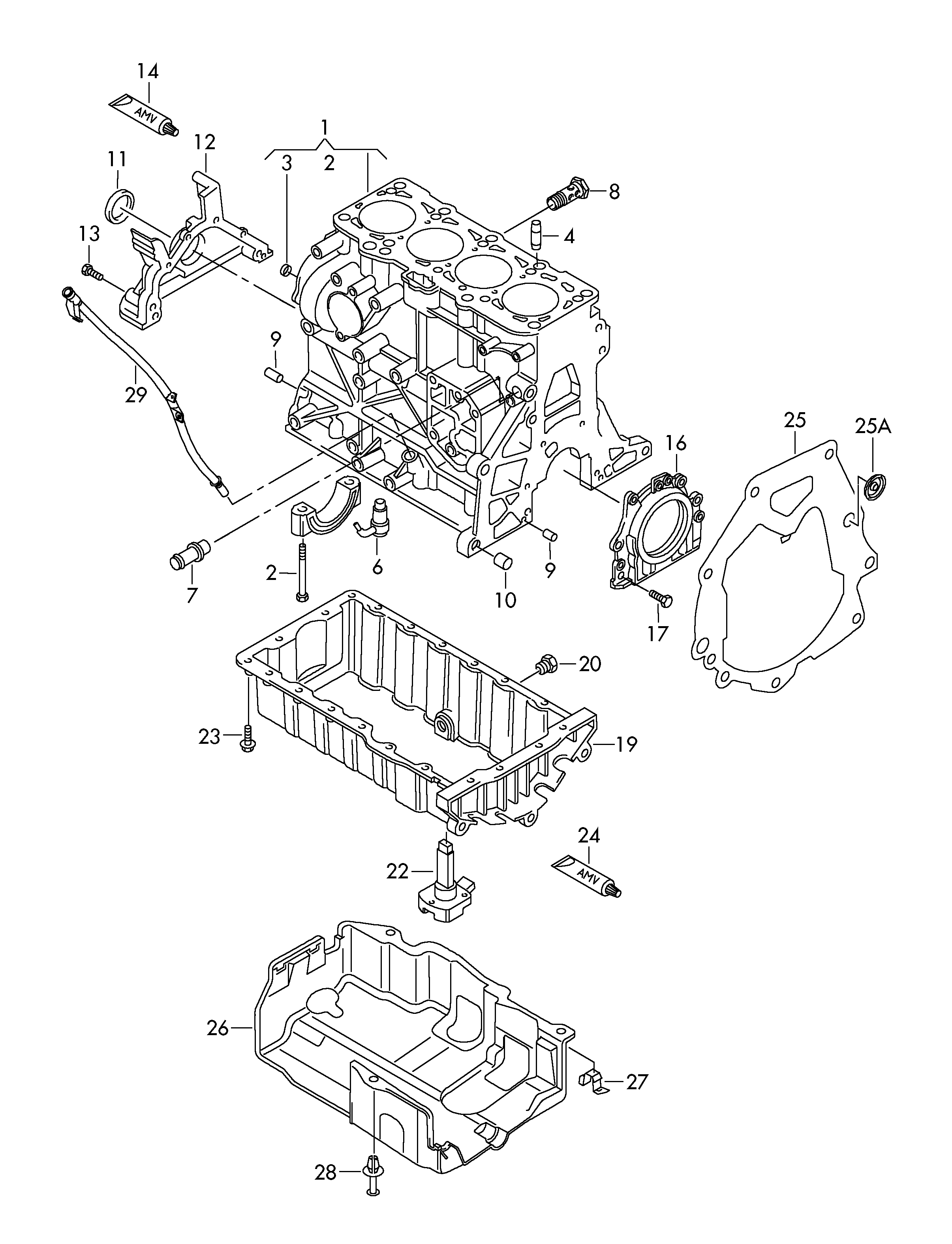 Seat 03L 103 171 A - Vārpstas blīvgredzens, Kloķvārpsta ps1.lv