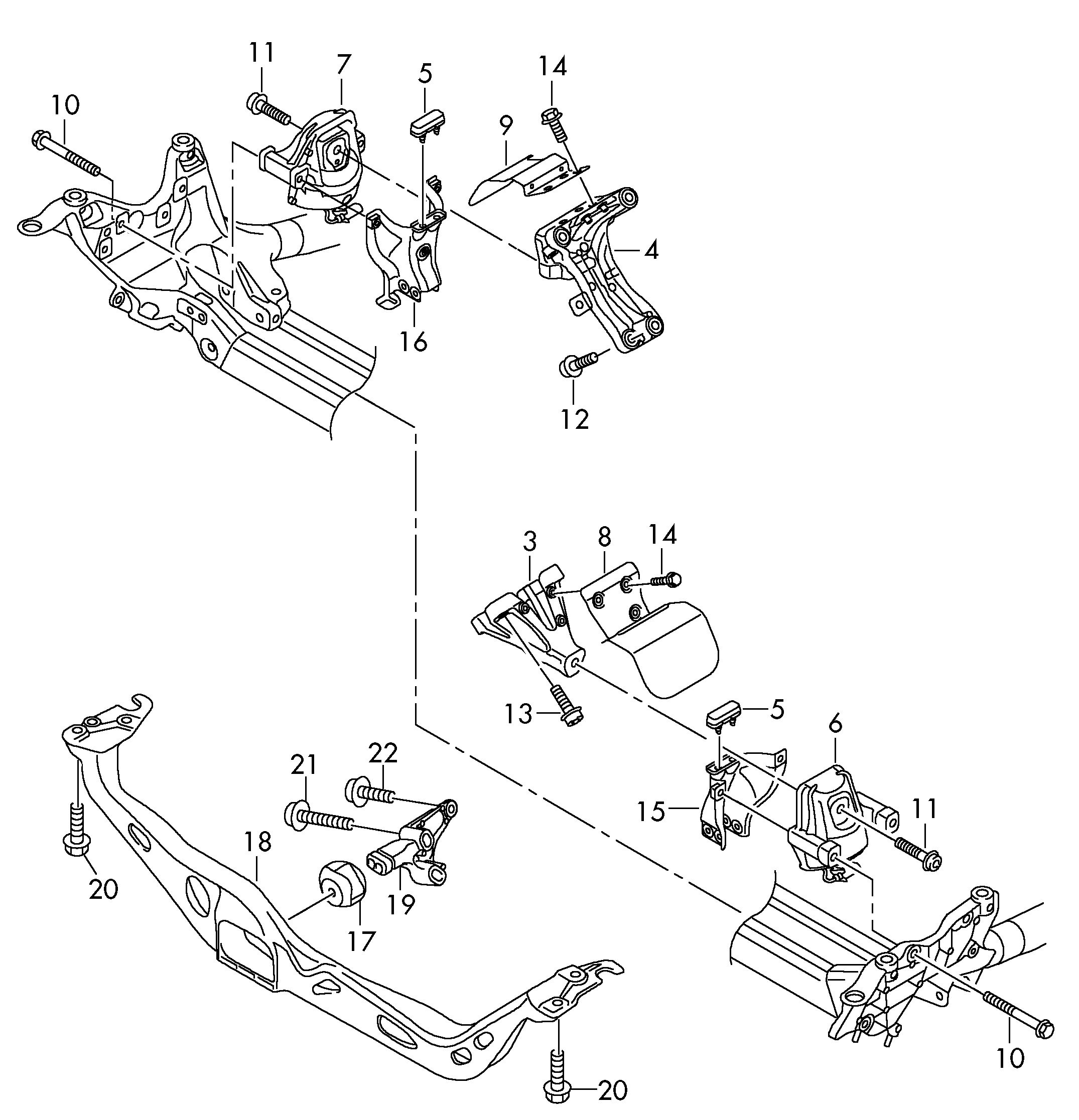 VAG 8R0199381B - Piekare, Dzinējs ps1.lv