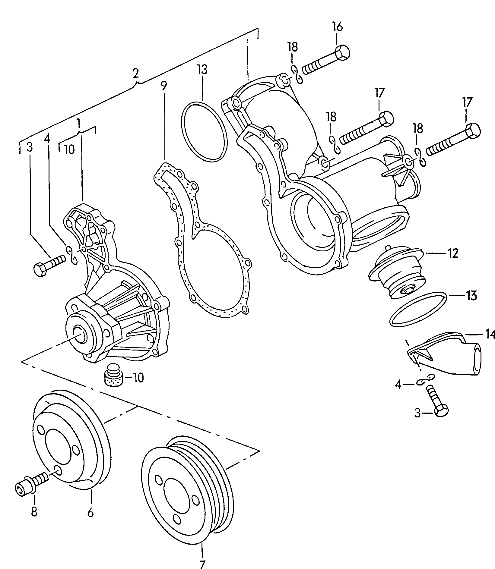 Porsche 056 121 113D - Termostats, Dzesēšanas šķidrums ps1.lv