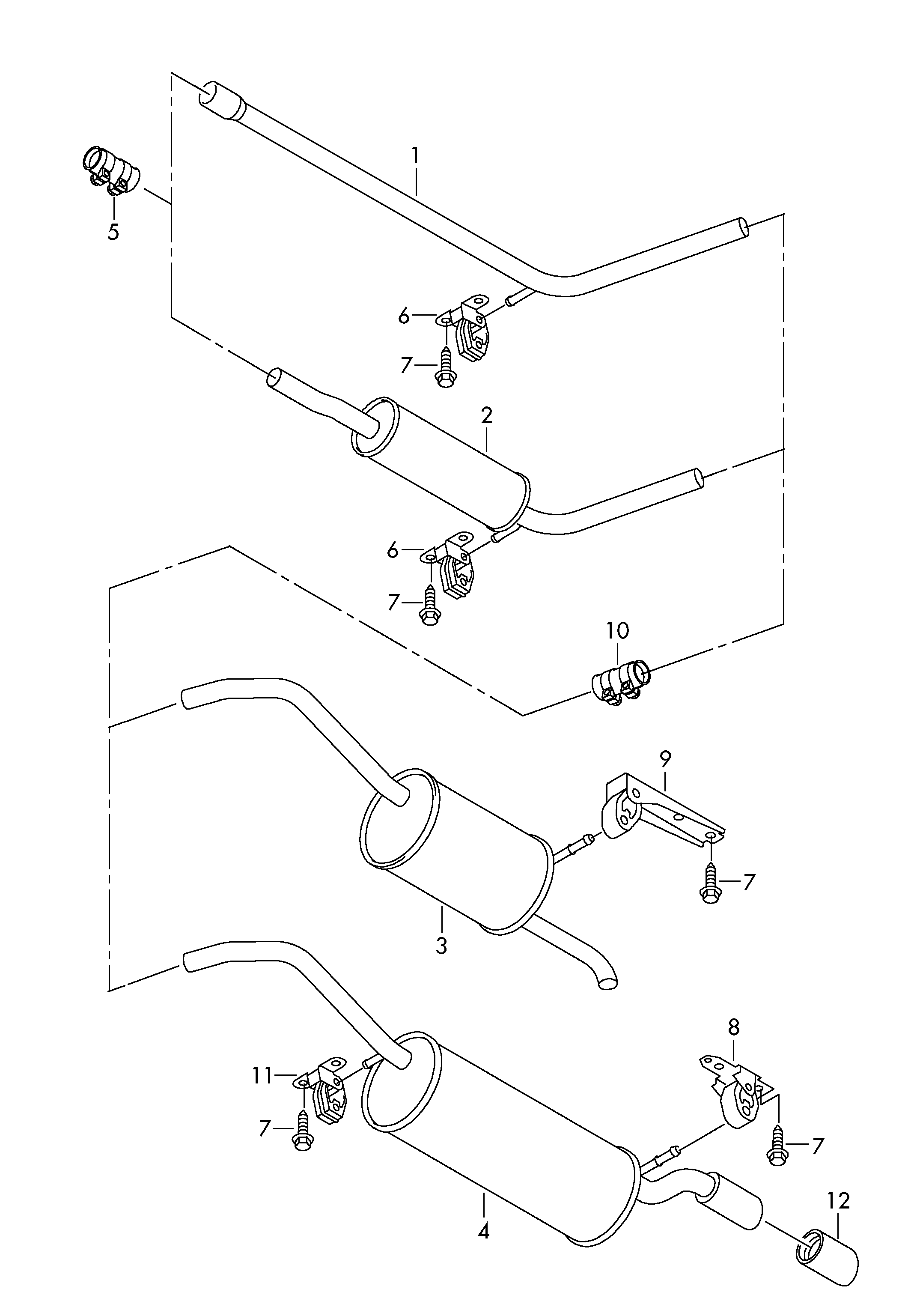 VAG 6Q0 253 144 B - Bukse, Stabilizators ps1.lv